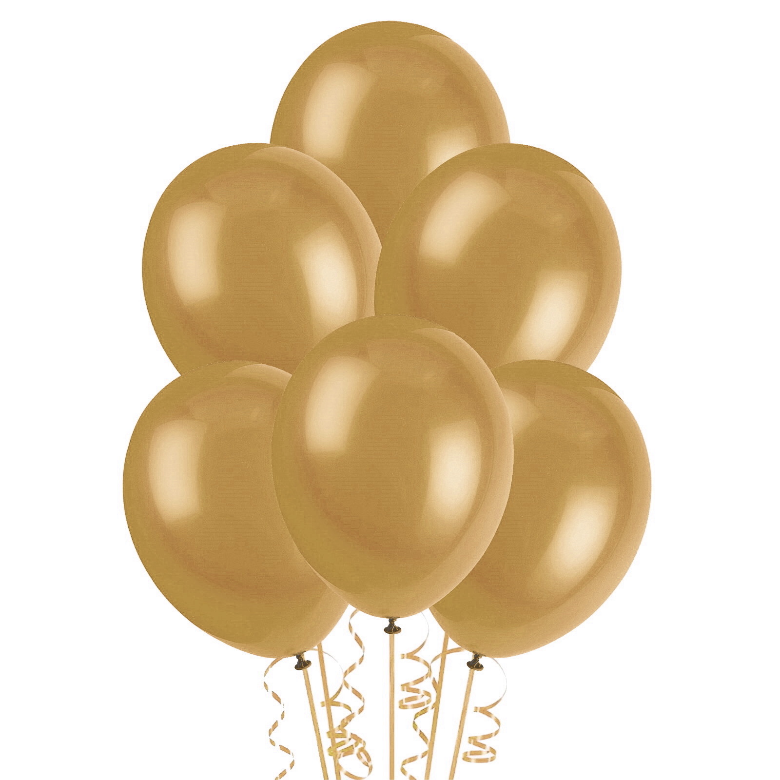 Champagne Gold Pearl Latex Balloons 30cm (Pack of 50)