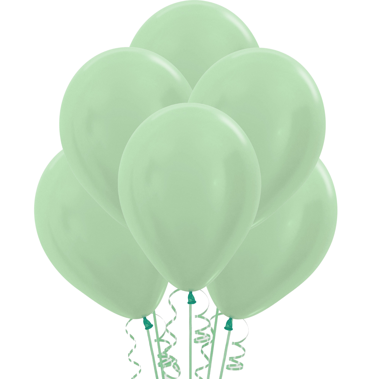 Green Pearl Shimmer Balloons 30cm (Pack of 18) 
