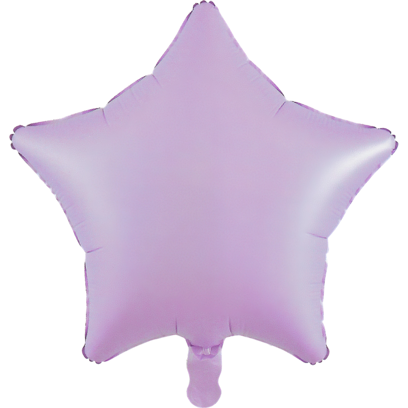 Matte Pastel Lilac Star Foil Helium Balloon