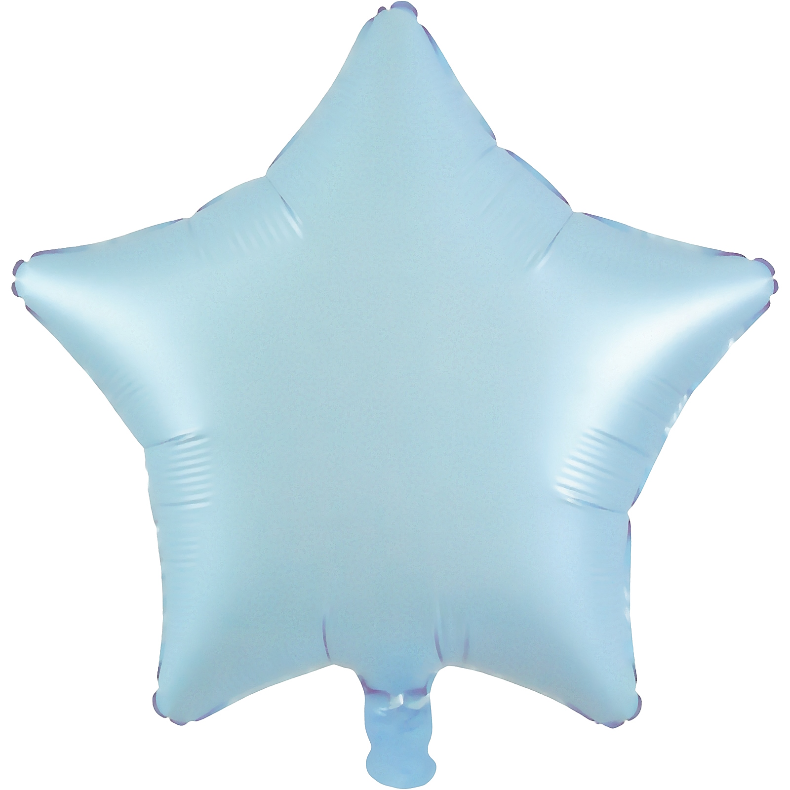 Matte Pastel Blue Star Foil Helium Balloon