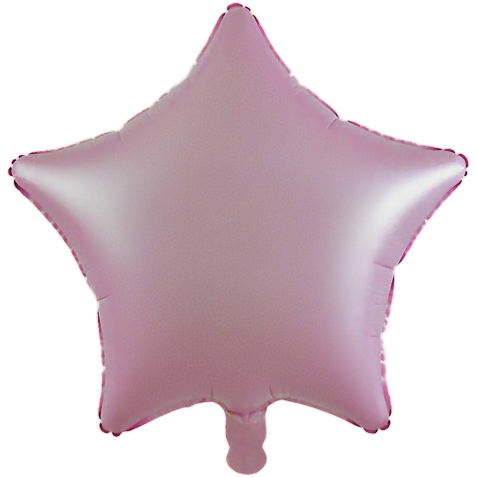 Matte Pastel Pink Star Foil Helium Balloon