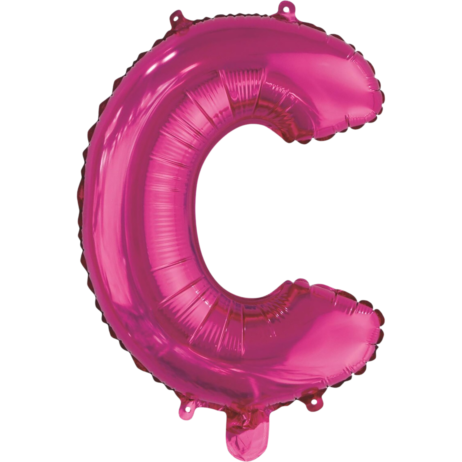 Letter C Hot Pink Foil Air Fill Balloon 35.5cm