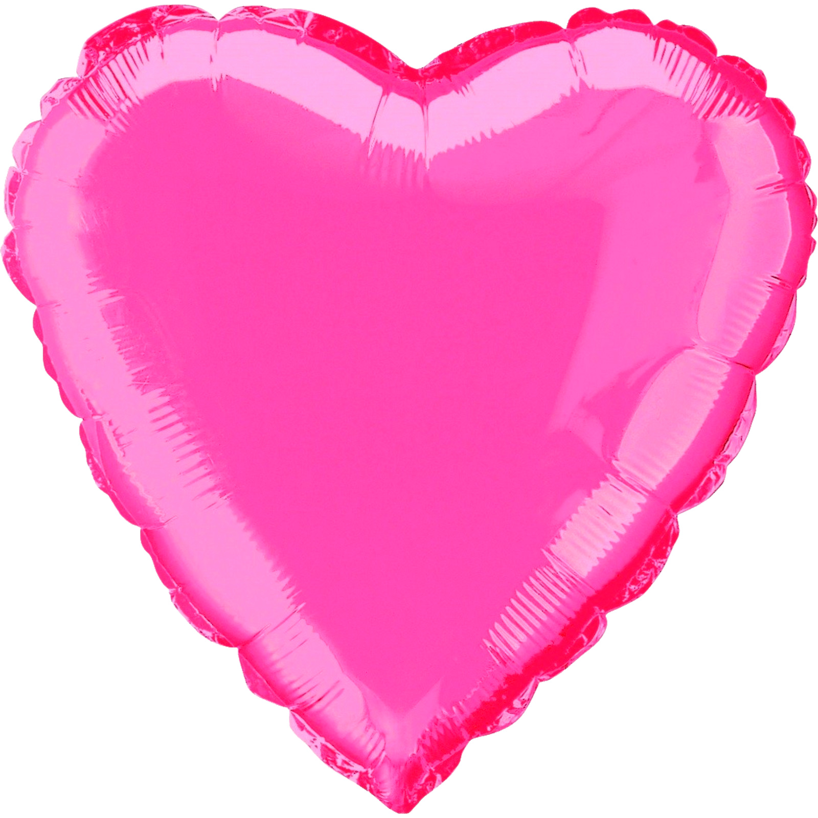 Heart Shaped Hot Pink Foil Balloon