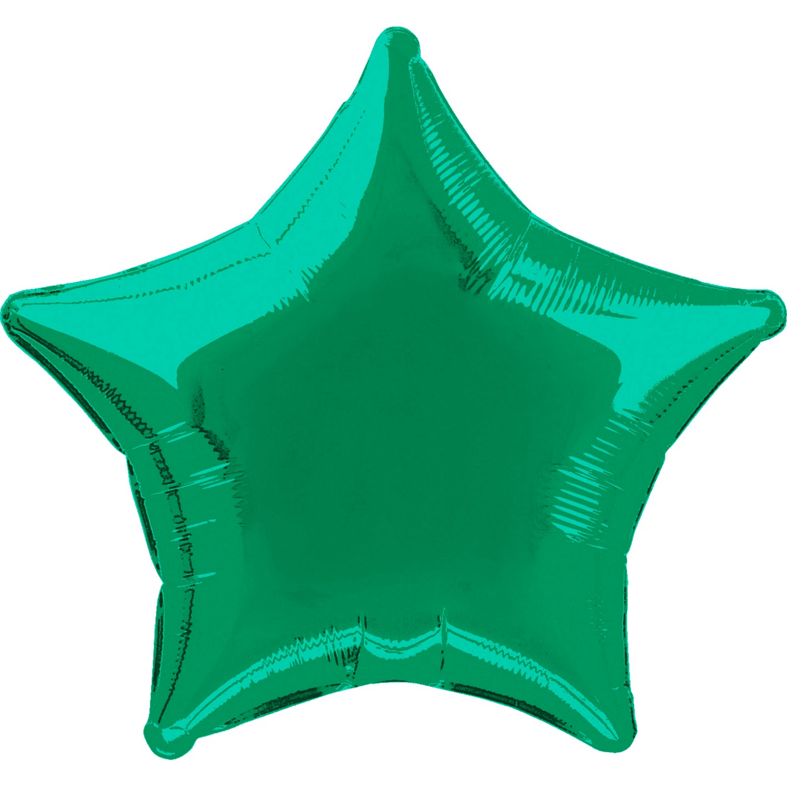 Star Shaped Green Foil Helium Balloon 50cm