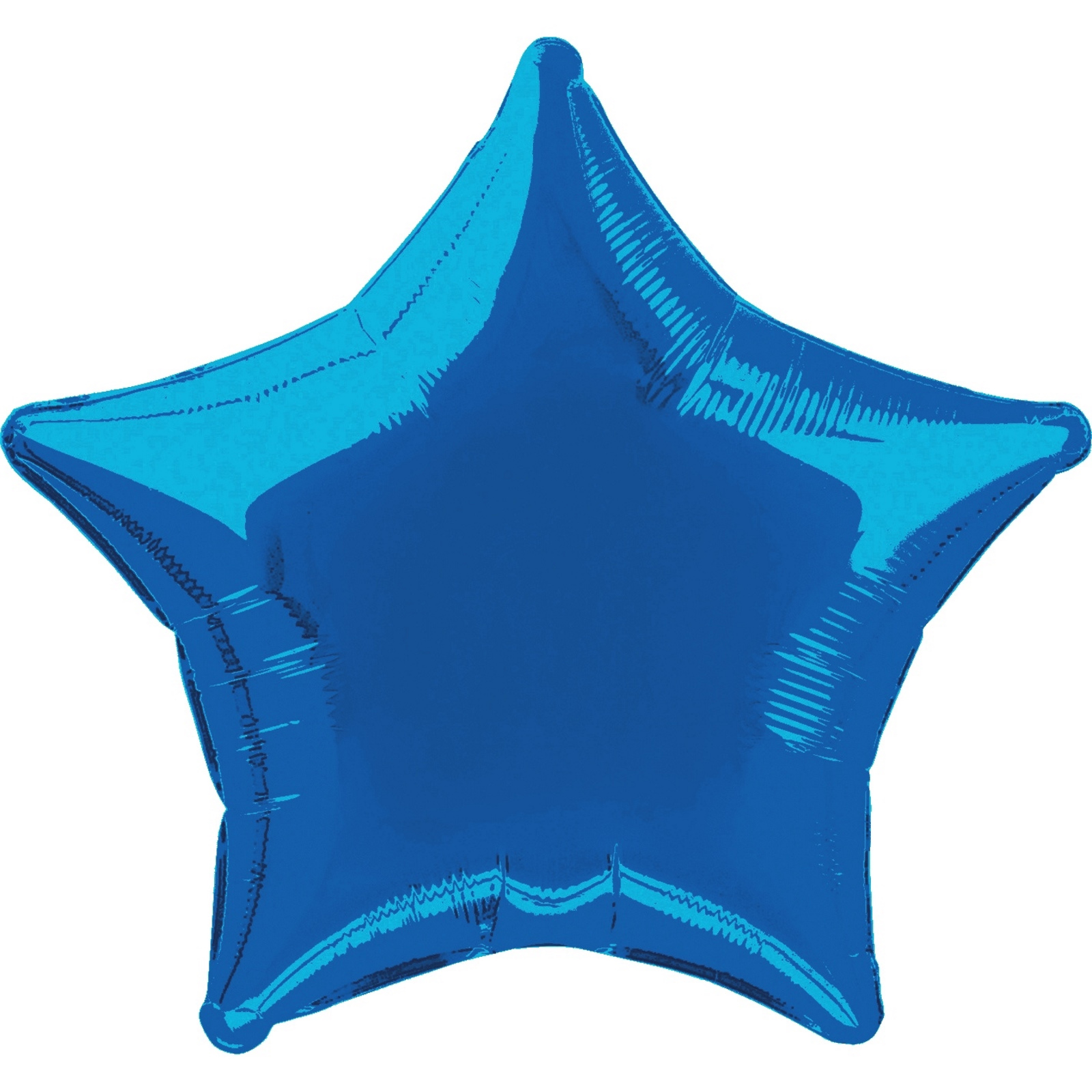 Star Shaped Blue Foil Helium Balloon 50cm
