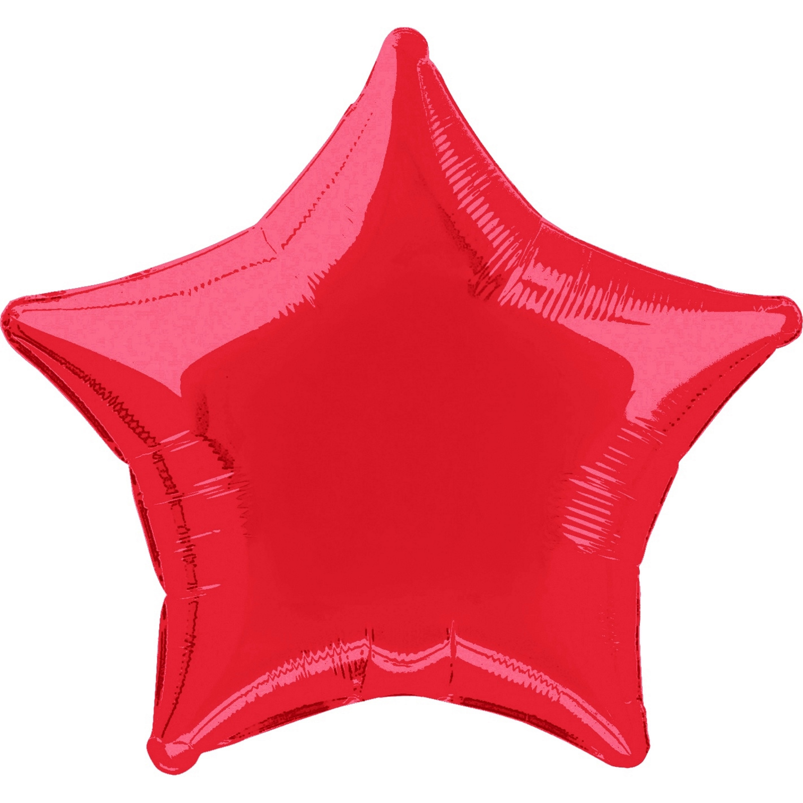 Star Shaped Red Foil Helium Balloon 50cm