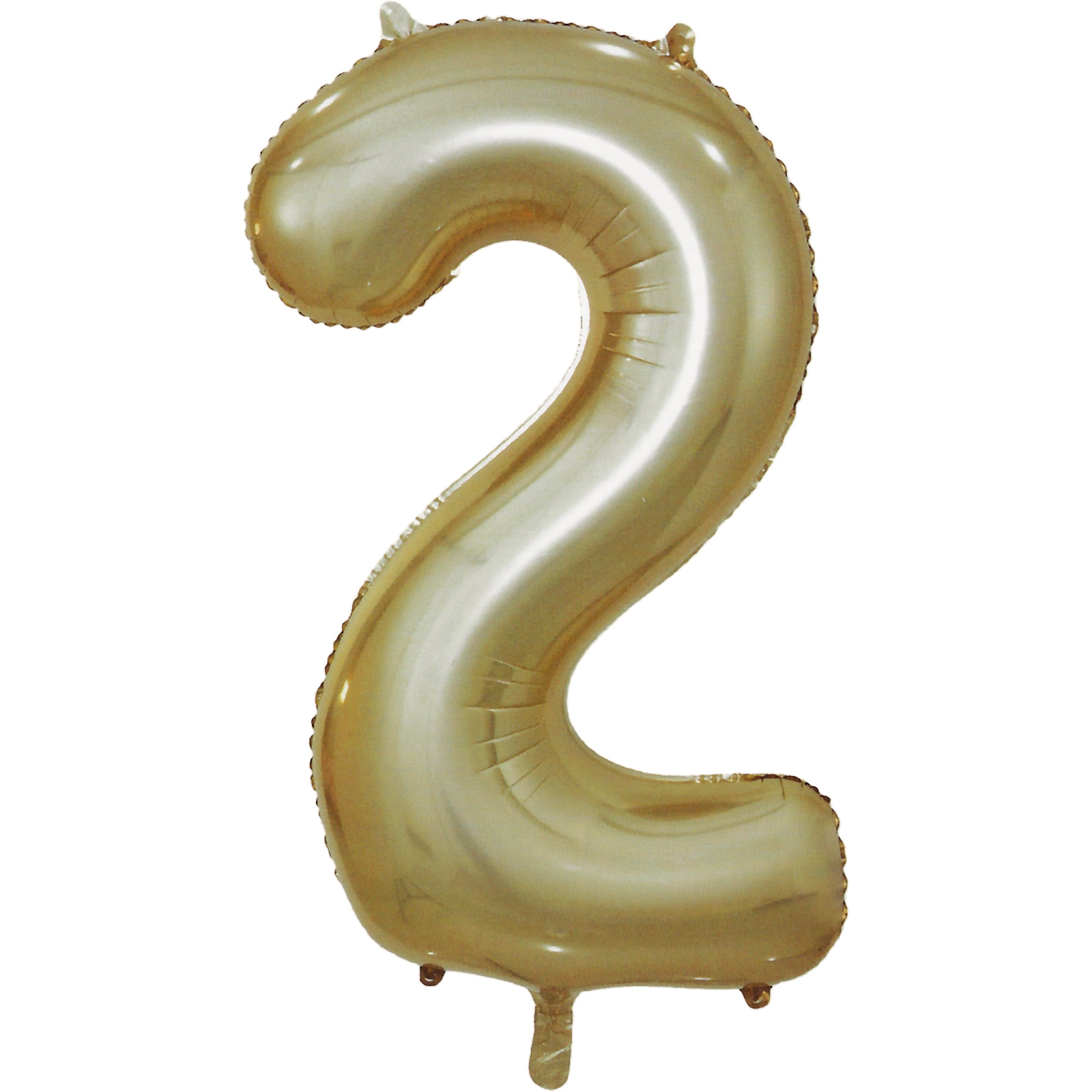Champagne Gold Foil Number 2 Balloon 86cm