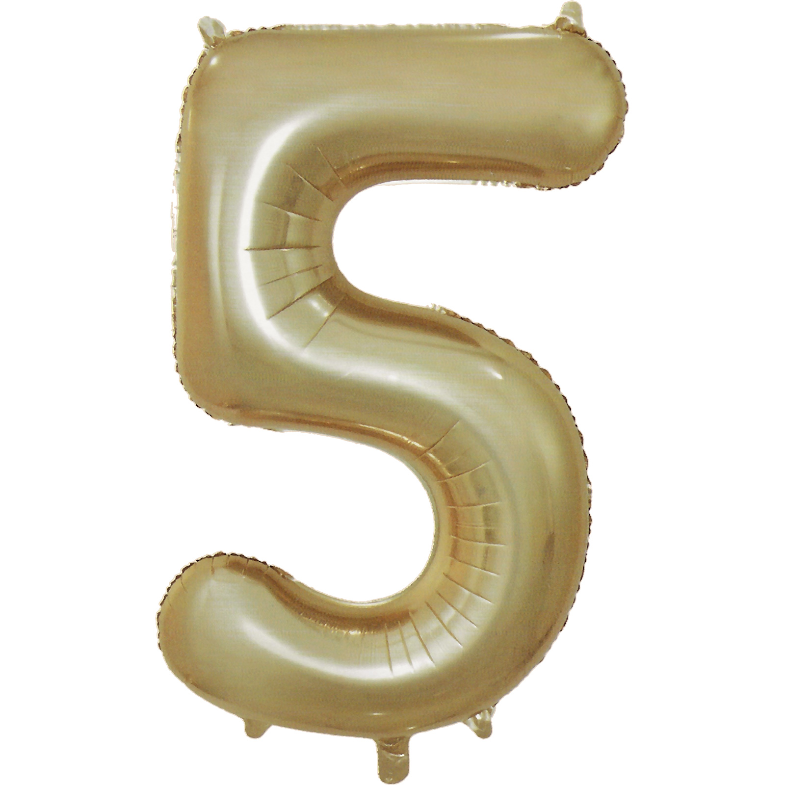 Champagne Gold Foil Number 5 Balloon 86cm