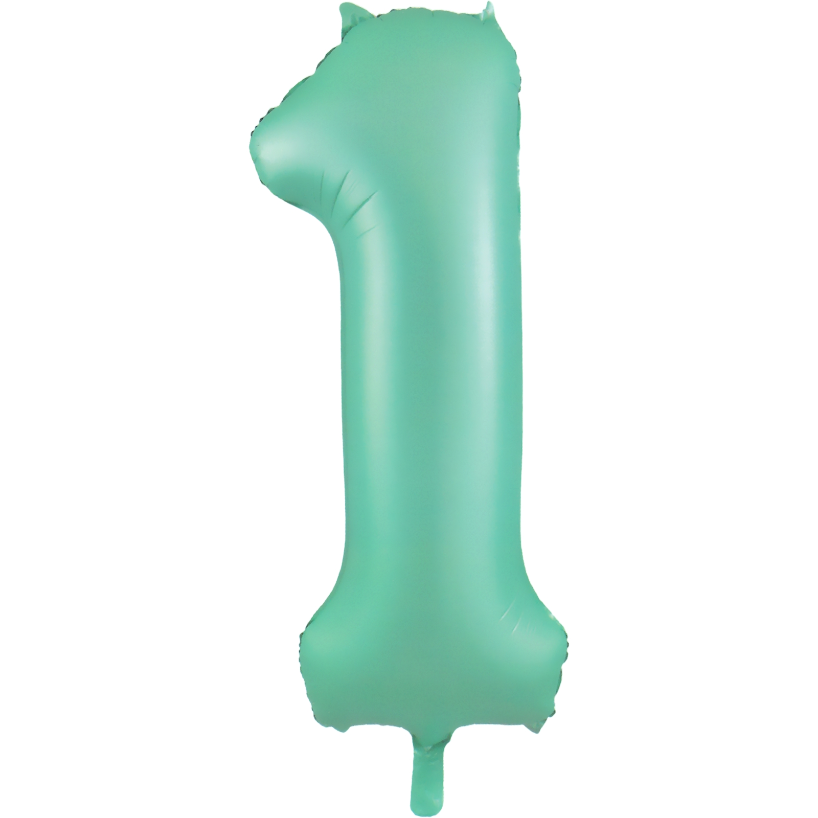 Pastel Matte Mint Green Foil Number 1 Balloon 86cm 