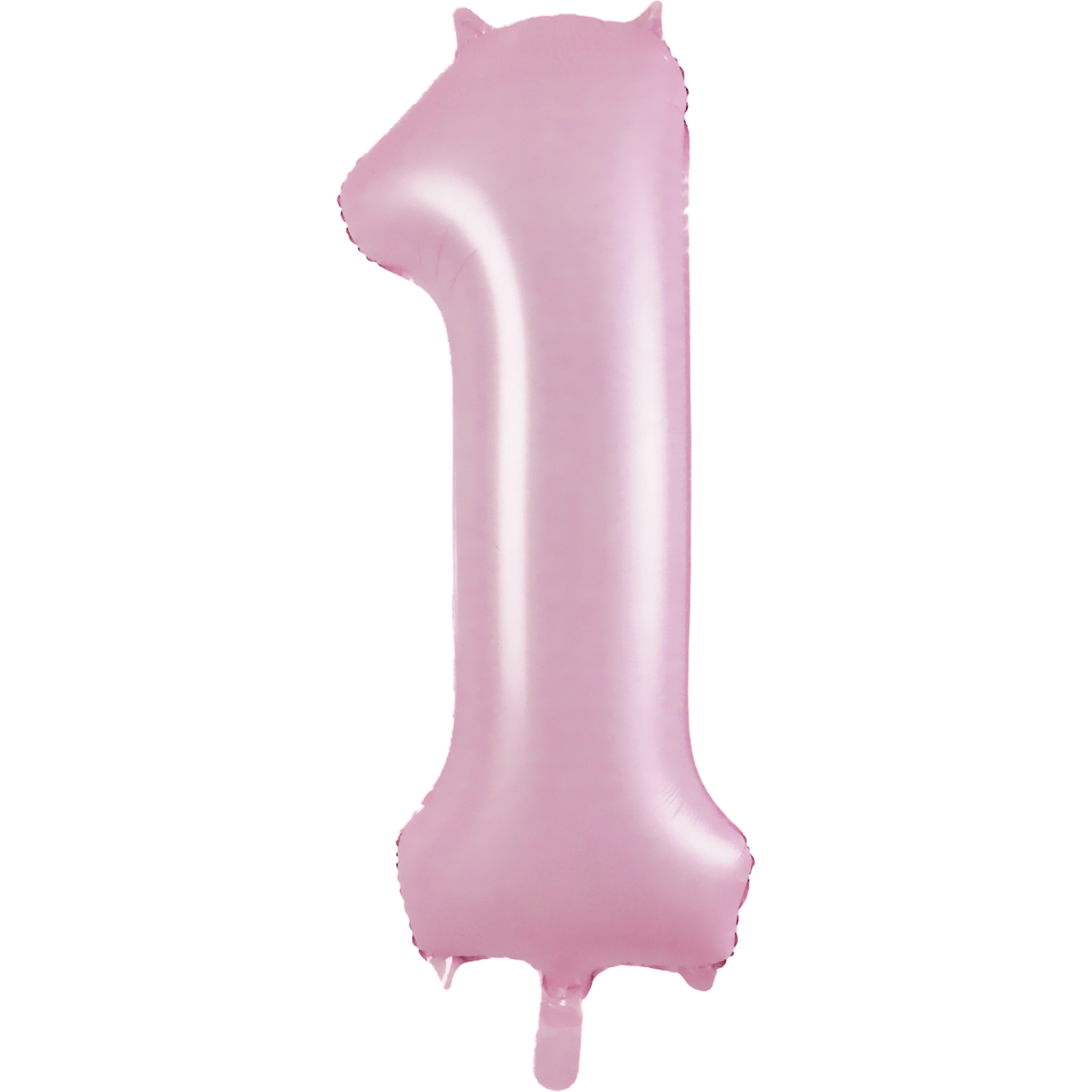 Pastel Matte Pink Foil Number 1 Balloon 86cm 
