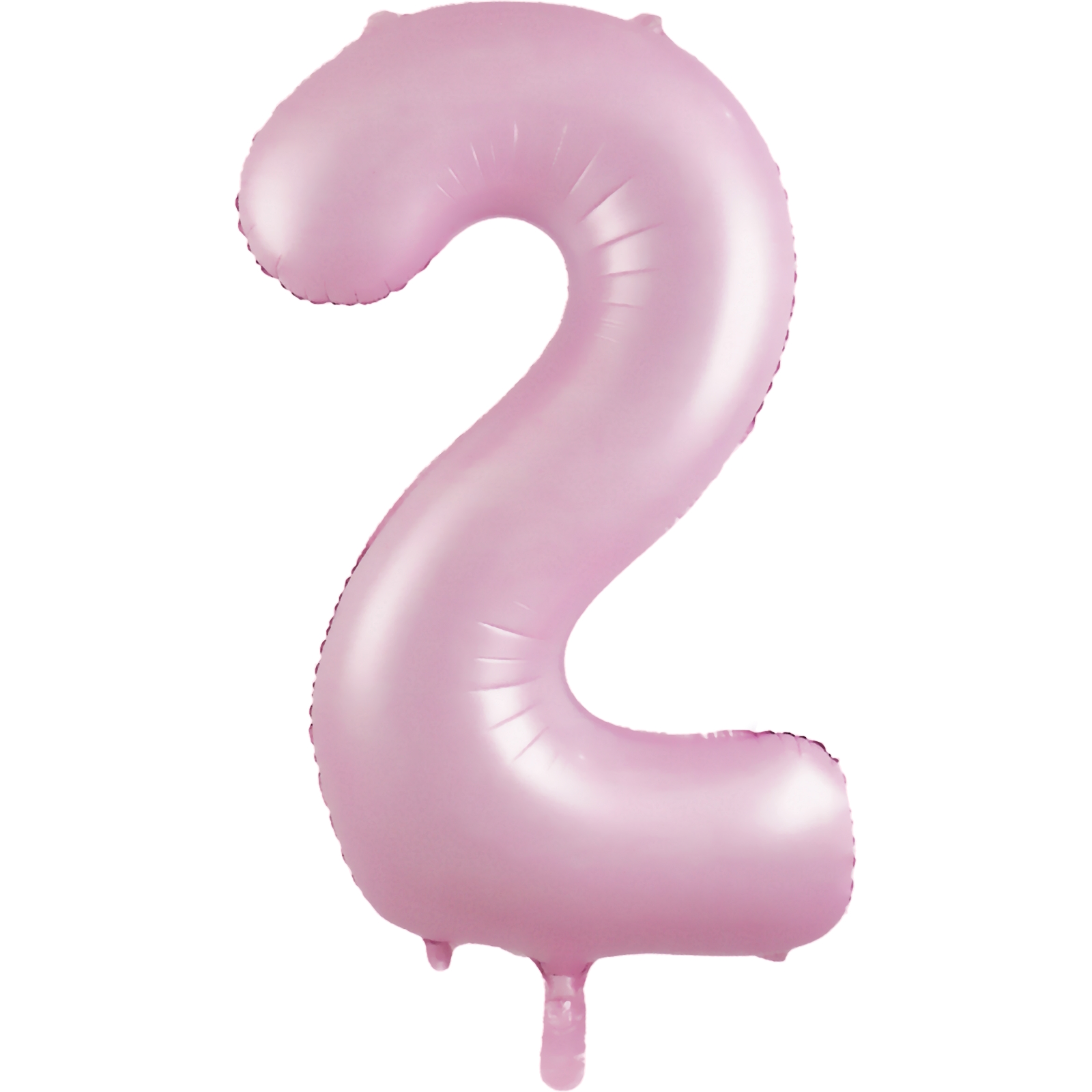 Pastel Matte Pink Foil Number 2 Balloon 86cm 