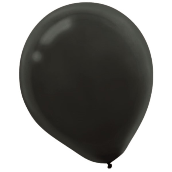 Black Balloons 30cm Round (Pack of 20)