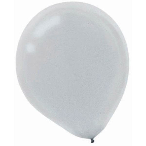 Silver Balloons 30cm Round (Pack of 20)