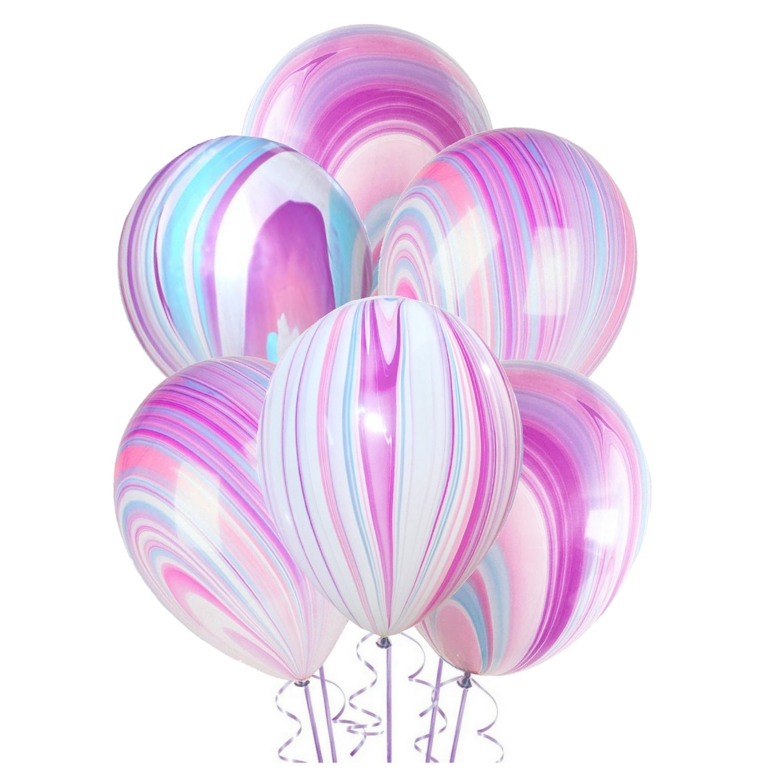 Qualatex Fashion Marble Helium Balloons (Pack of 25)