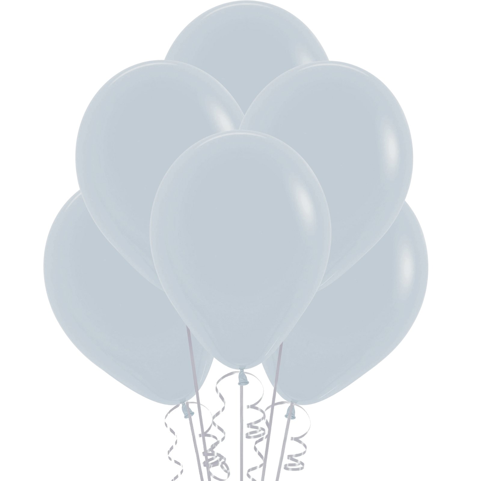 Pastel Macaron Grey Latex Round Balloons 30cm (Pack of 25) 