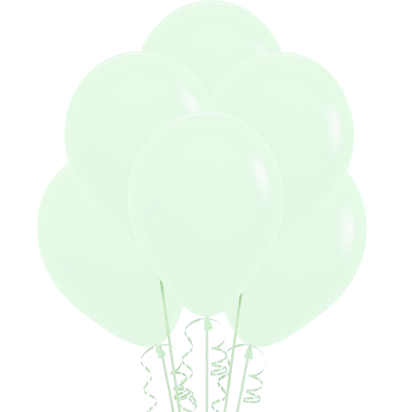 Pastel Macaron Green Latex Round Balloons 30cm (Pack of 25) 