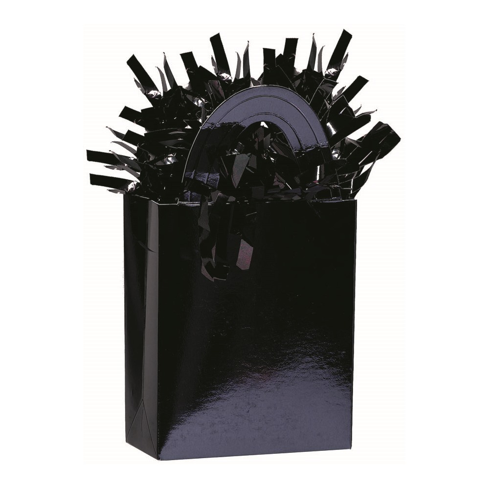 Black Gift Bag Balloon Weight