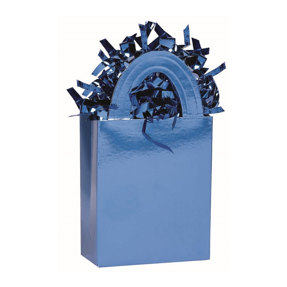 Blue Gift Bag Balloon Weight