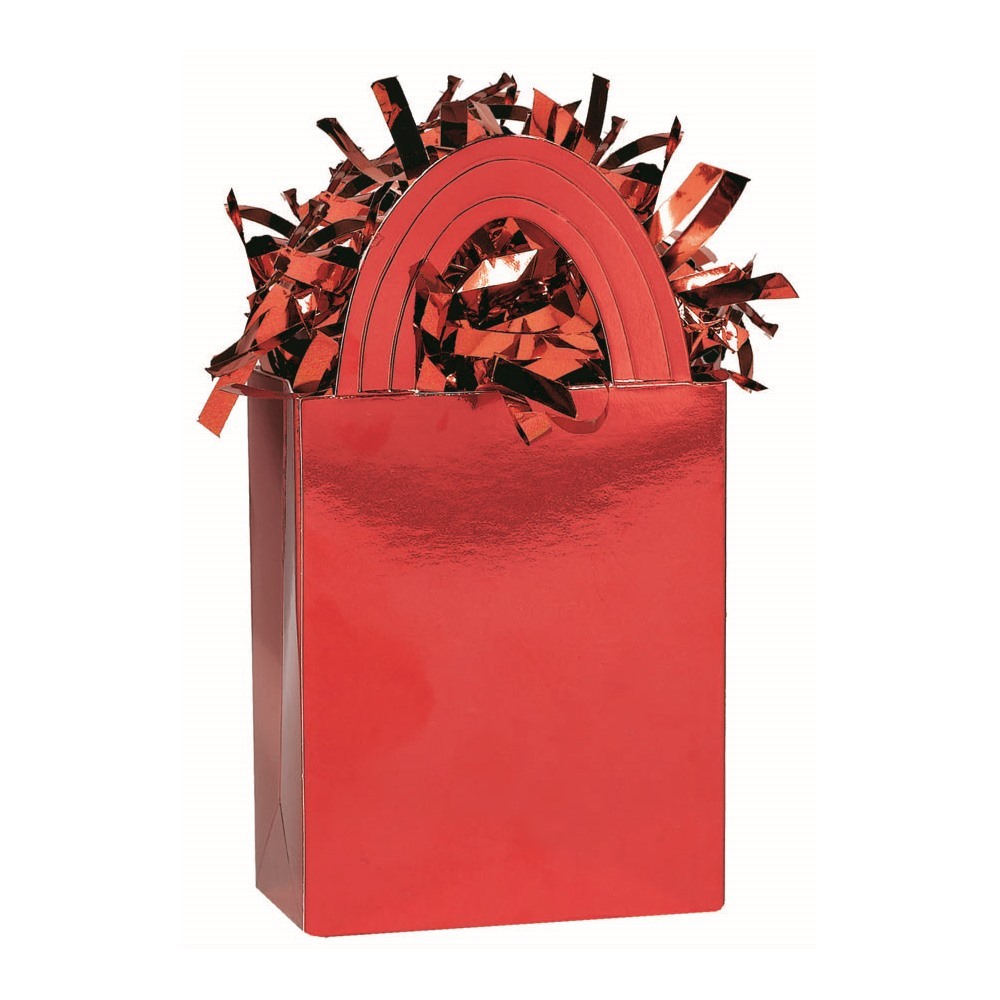 Red Gift Bag Balloon Weight
