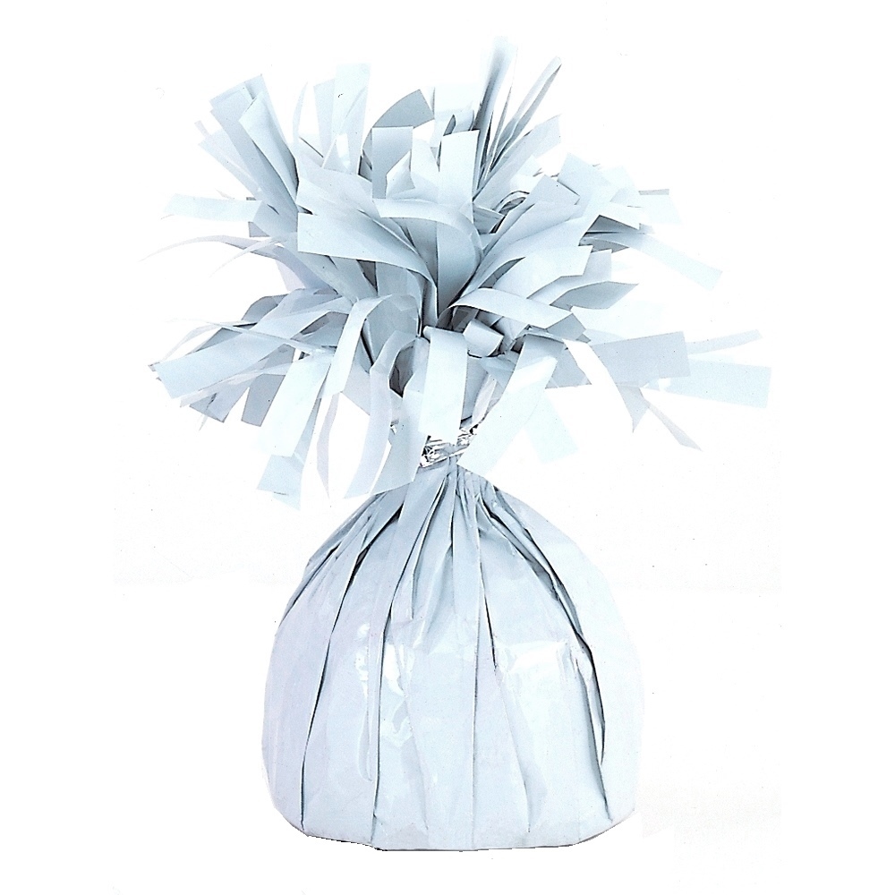 White Foil Balloon Weight
