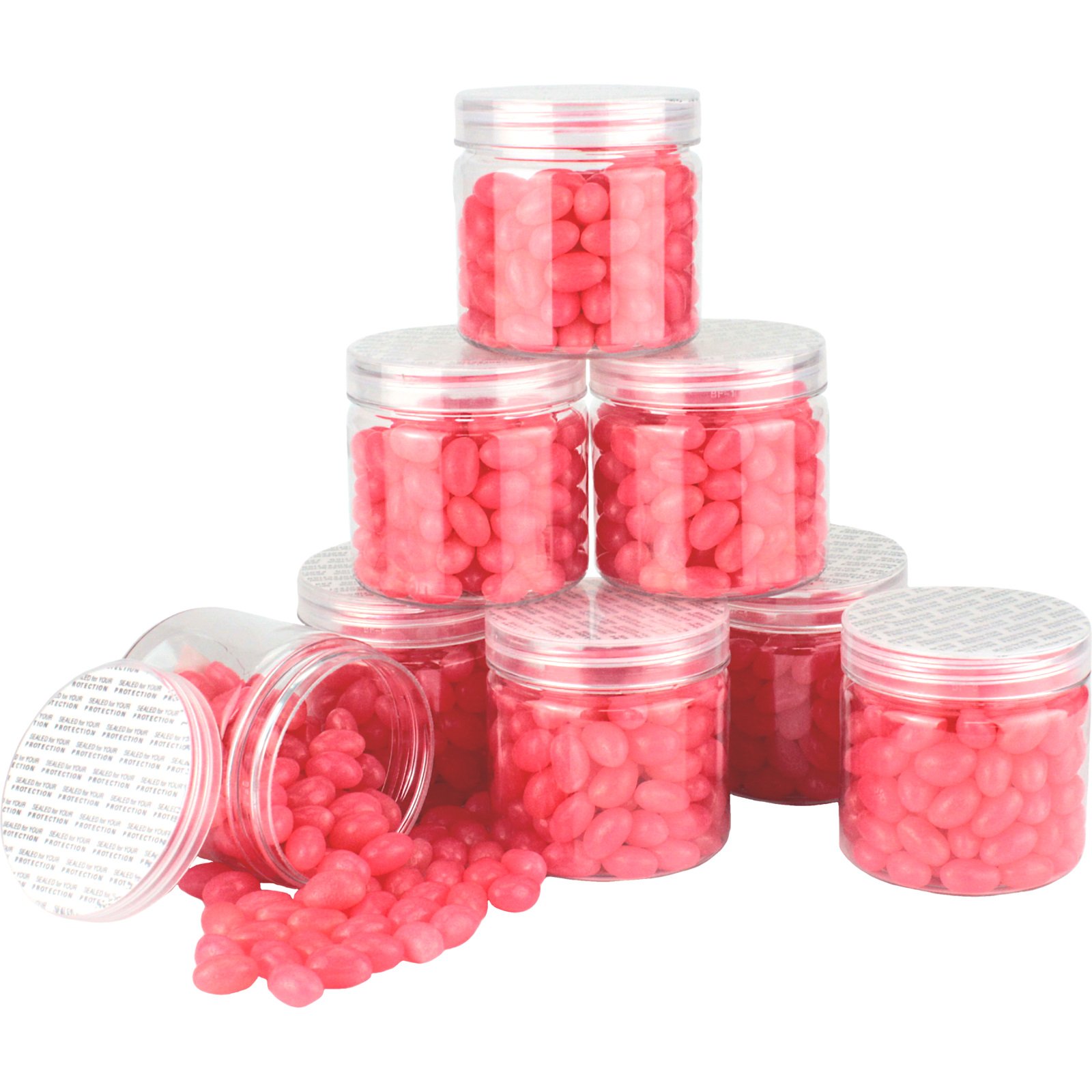 Pink Jelly Beans In A Jar (Box of 8)