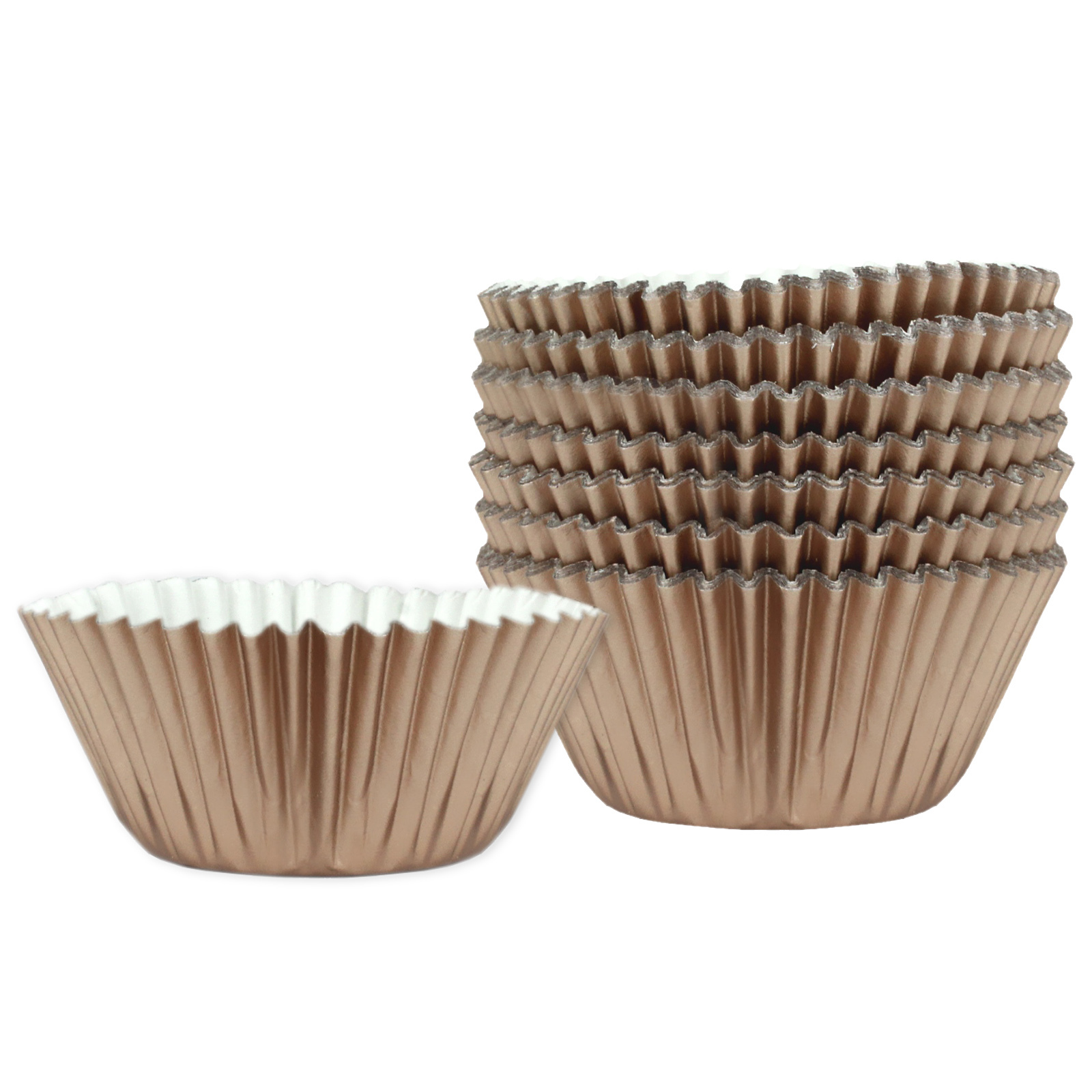 Rose Gold Large Baking Cups (Pack of 100)