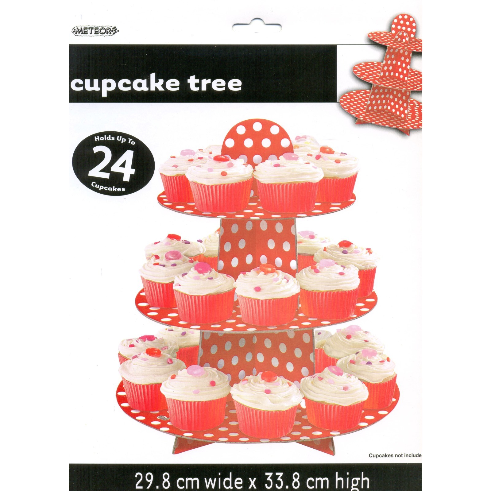 Red Polkadot Cupcake Stand