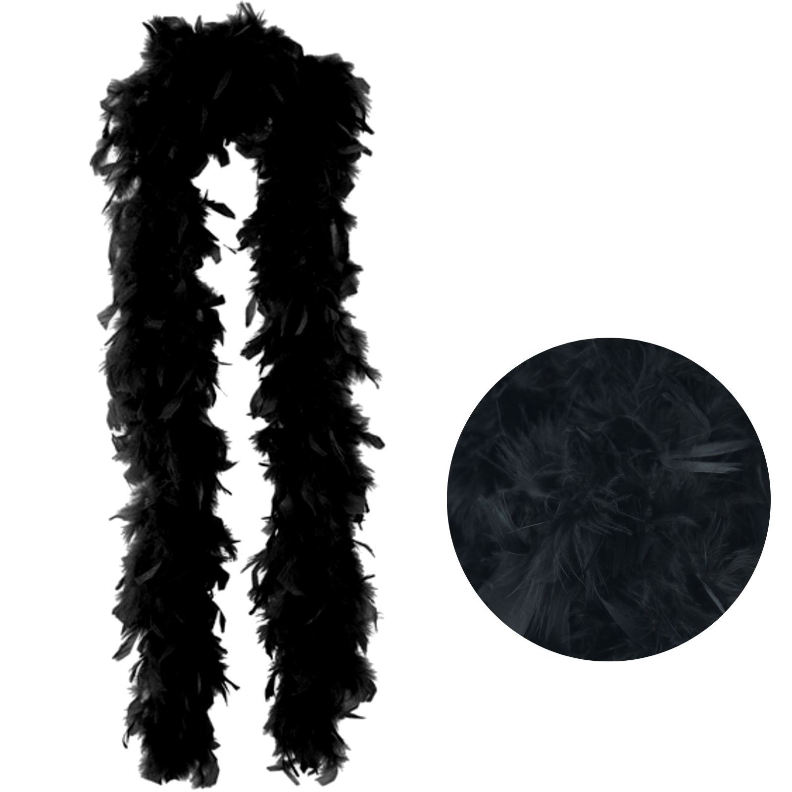Black Feather Boa