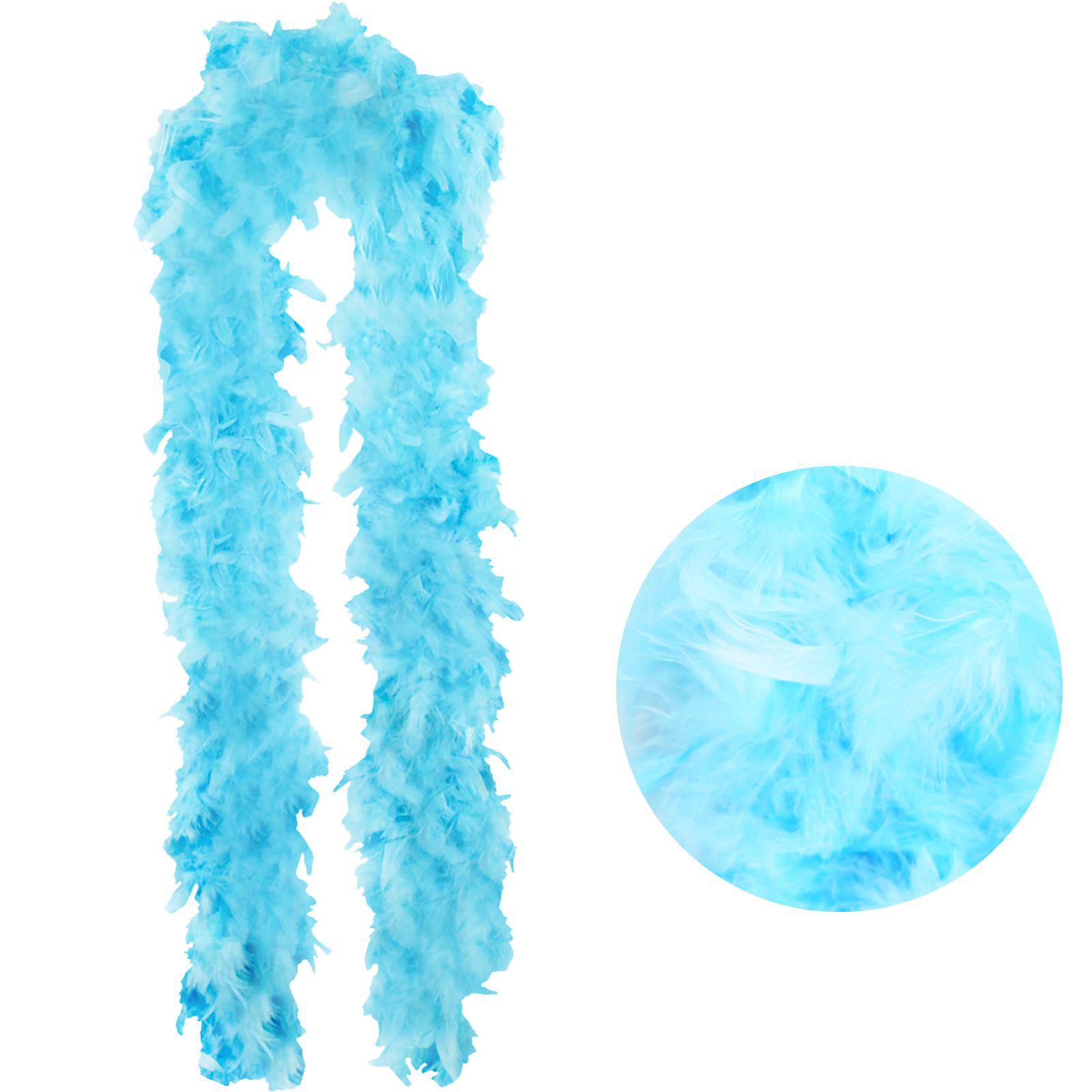 Sky Blue Feather Boa