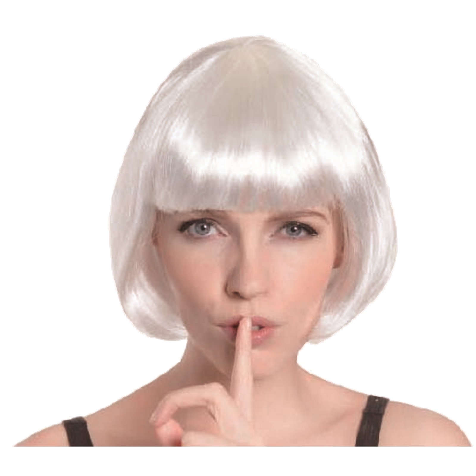 Adult White Bob Wig