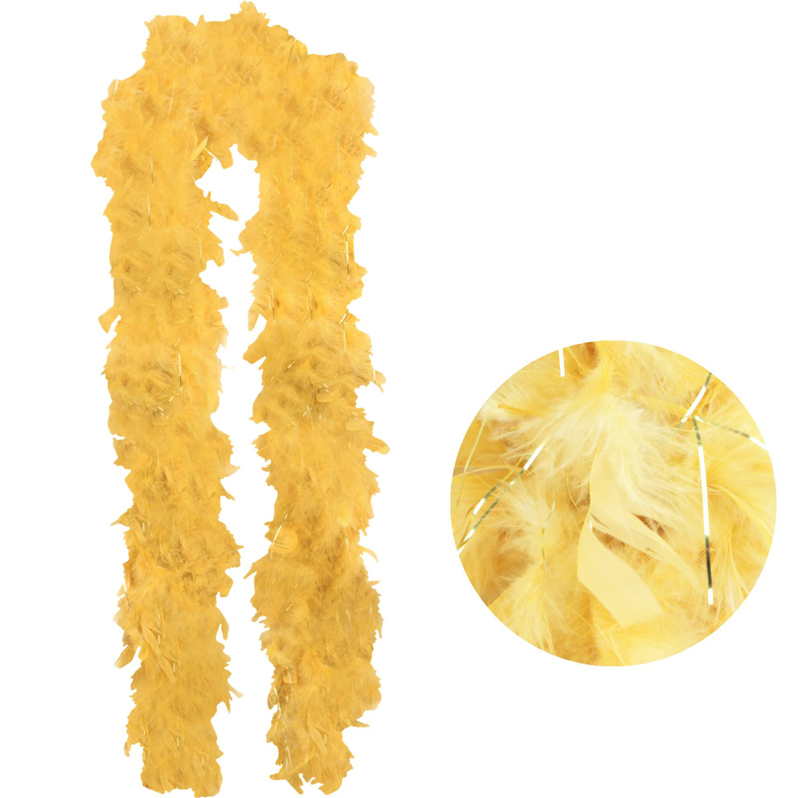 Gold Feather Boa