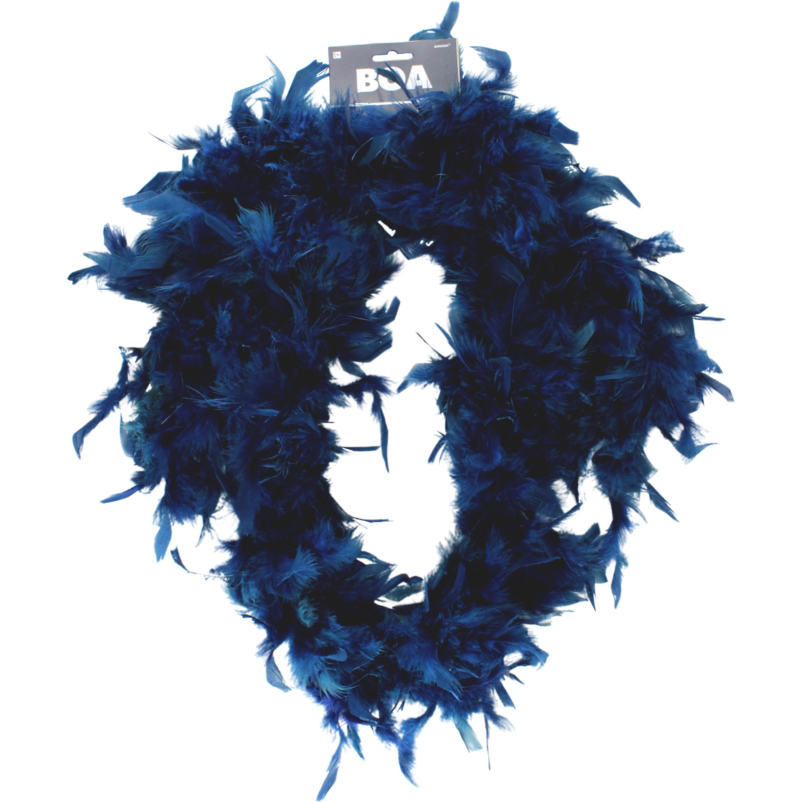 Navy Blue Feather Boa 