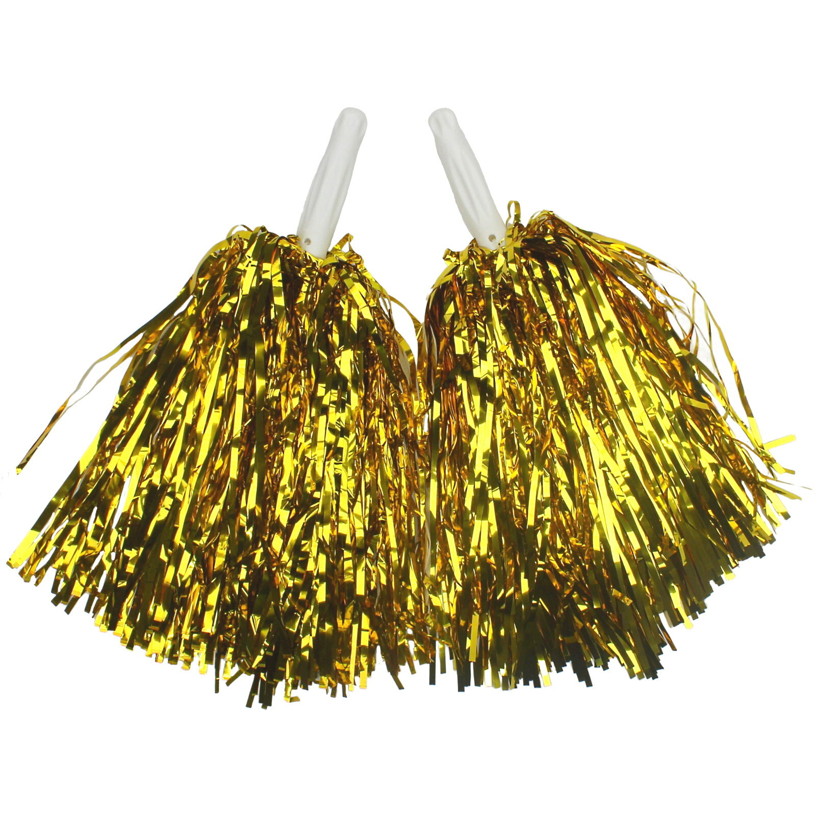 Gold Foil Pom Poms (Set of 2)