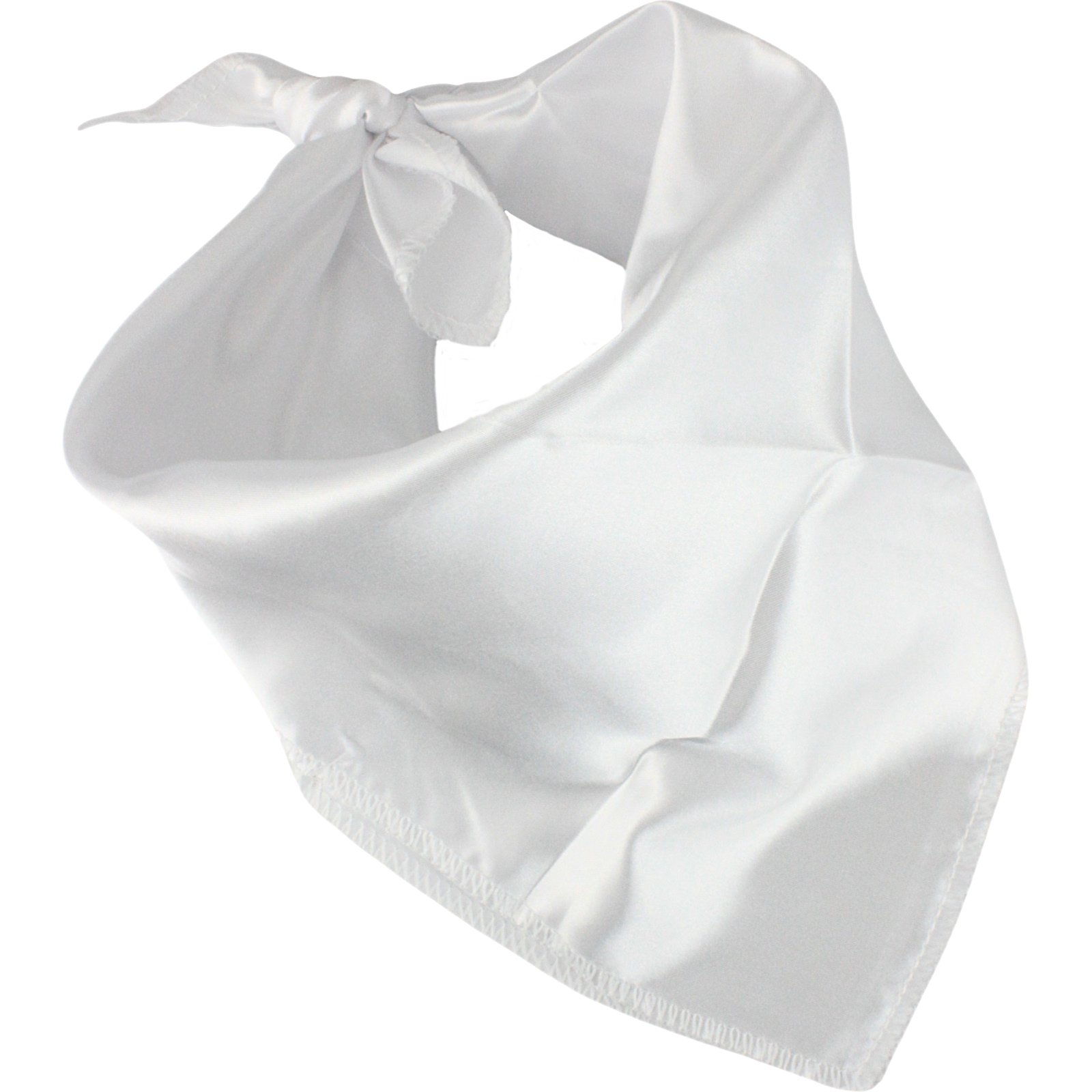 White Satin Bandana