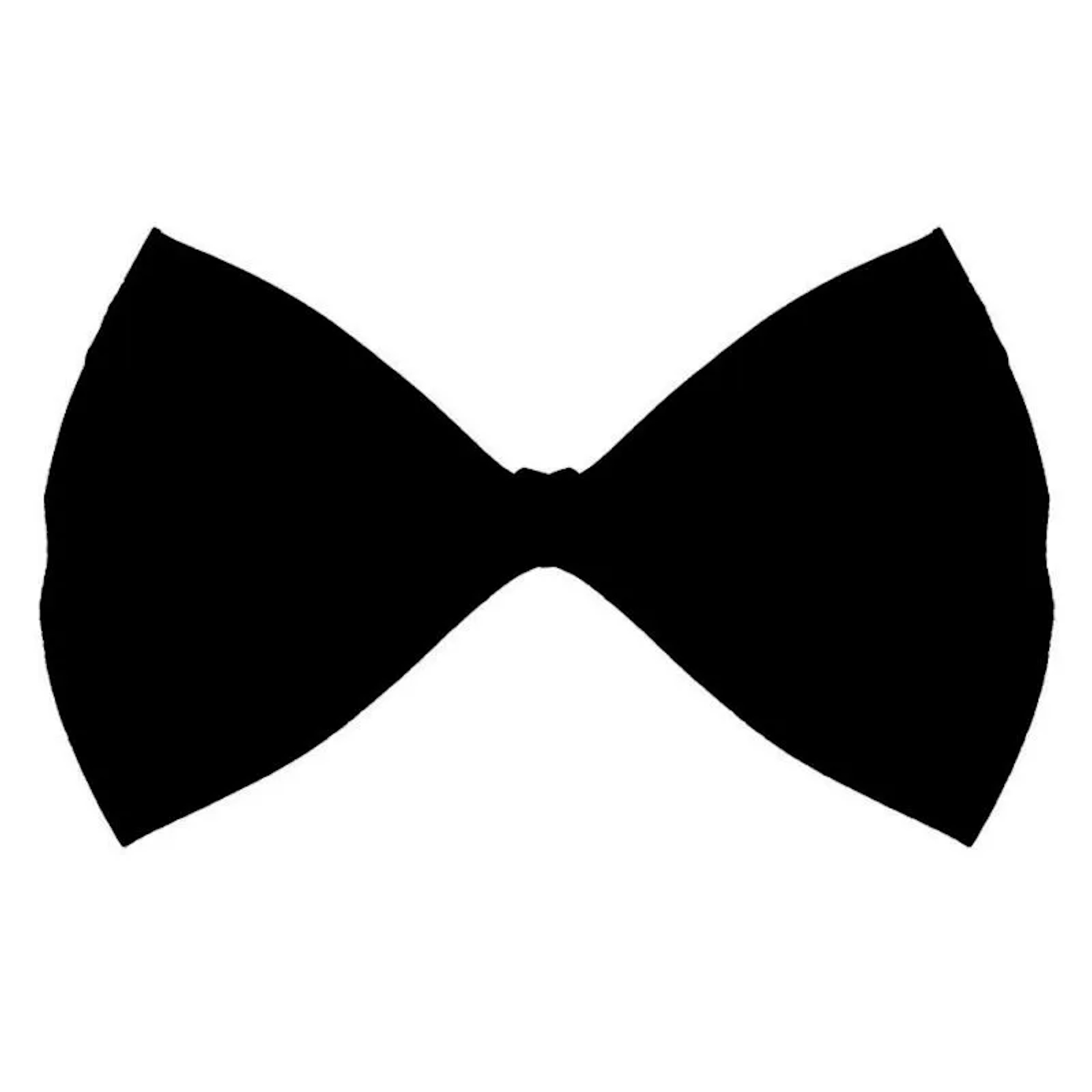 Black Bow Tie Adult Costume Accessory