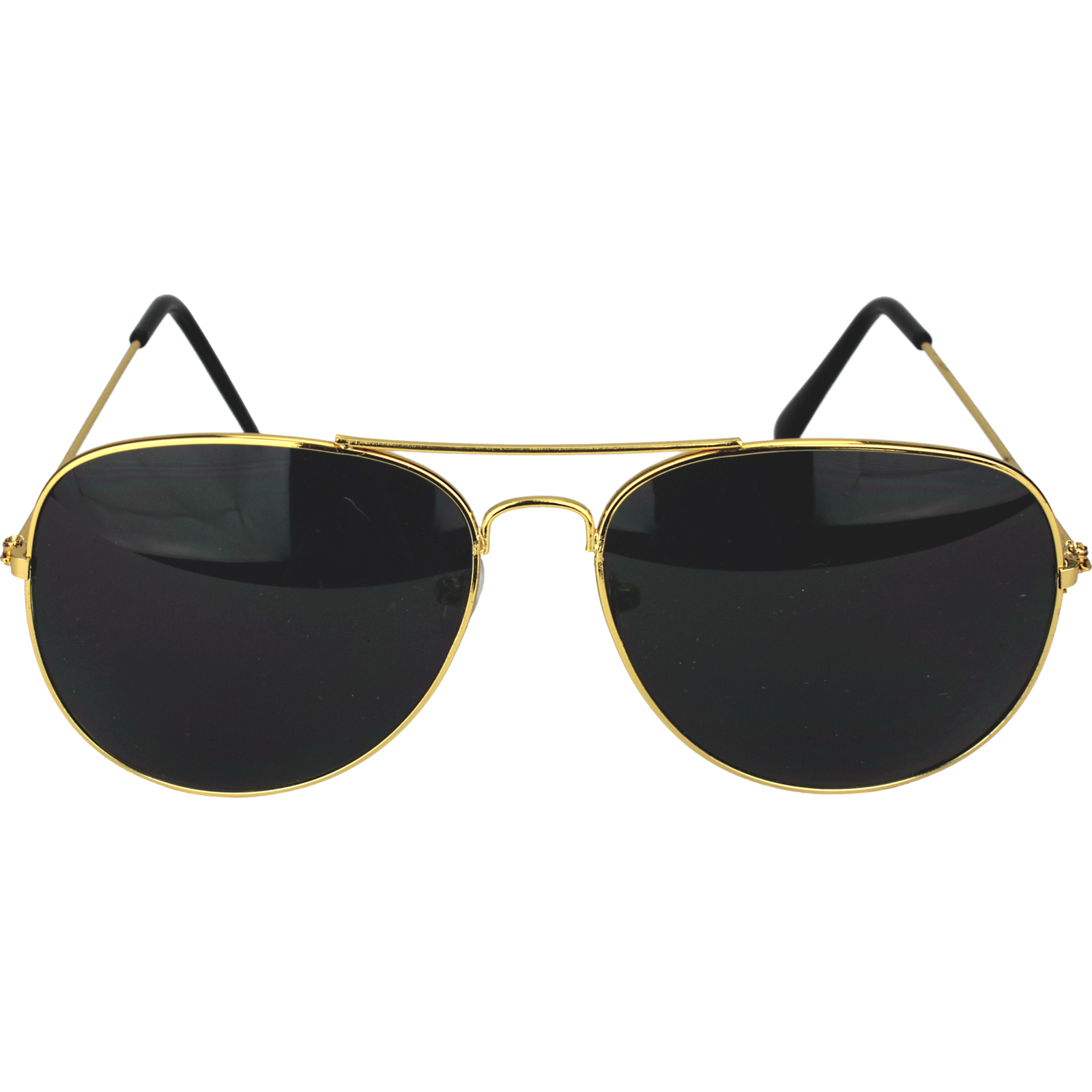 Black Lens Aviator Glasses  