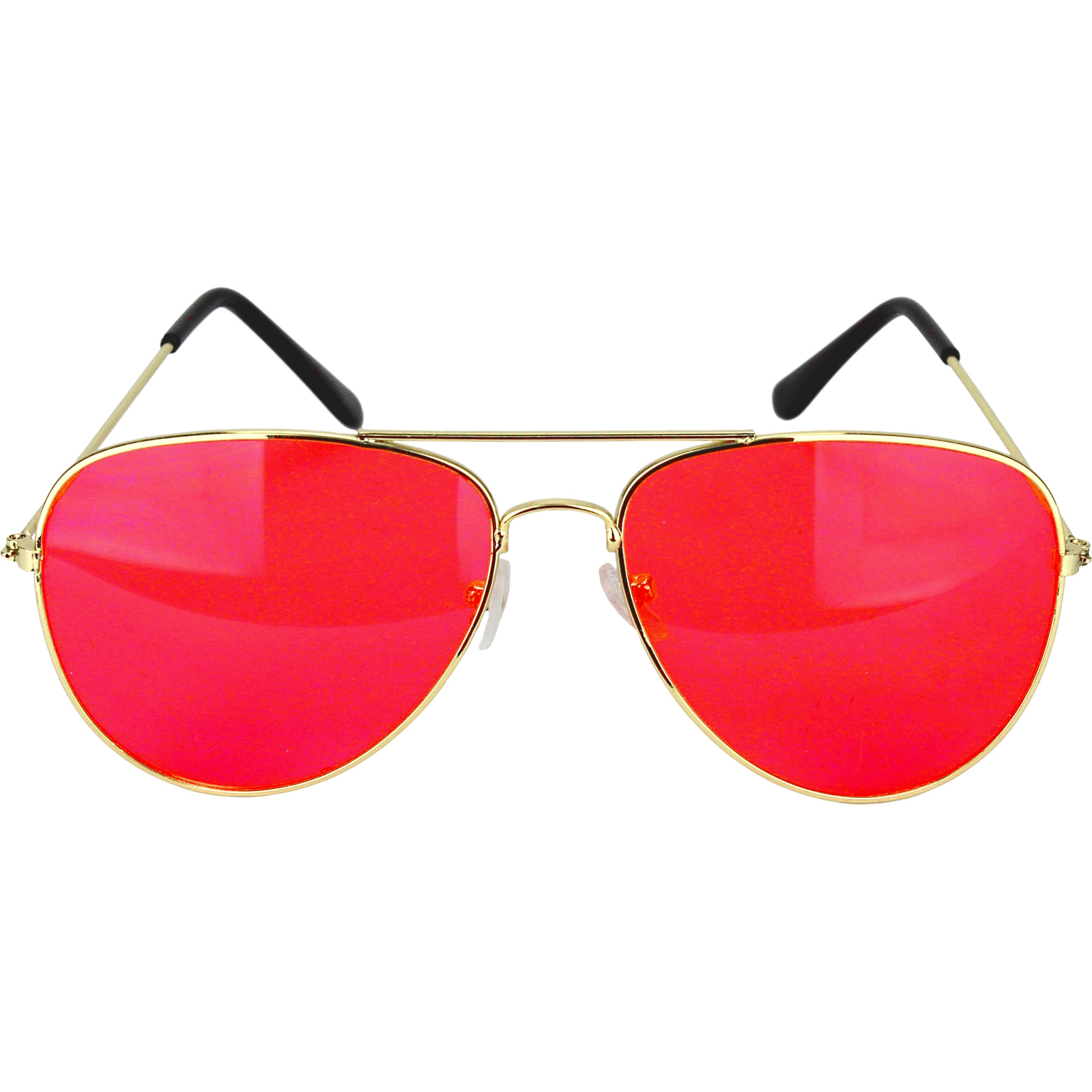 Red Lens Aviator Glasses 
