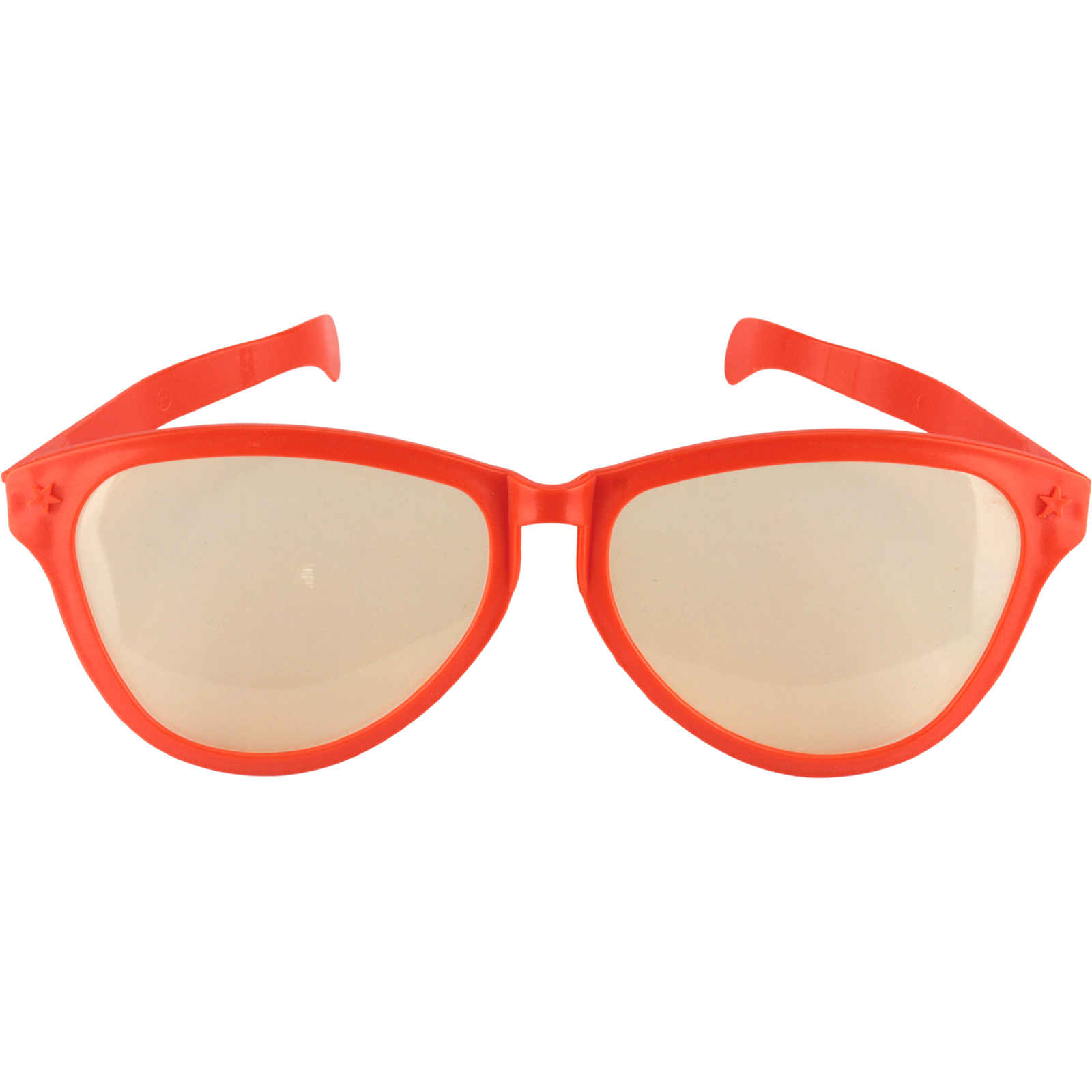 Jumbo Orange Novelty Glasses 