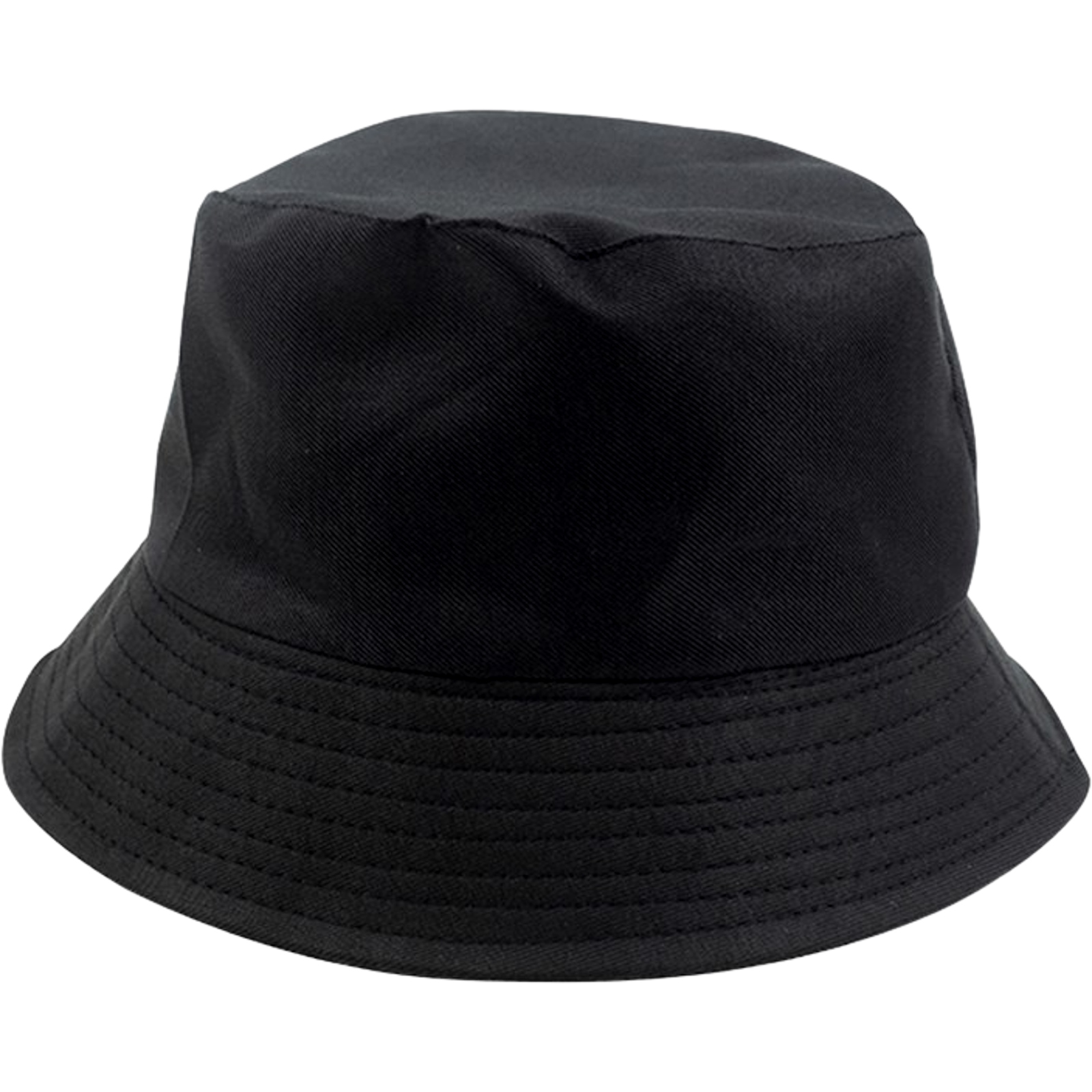 Kids Black Bucket Hat 