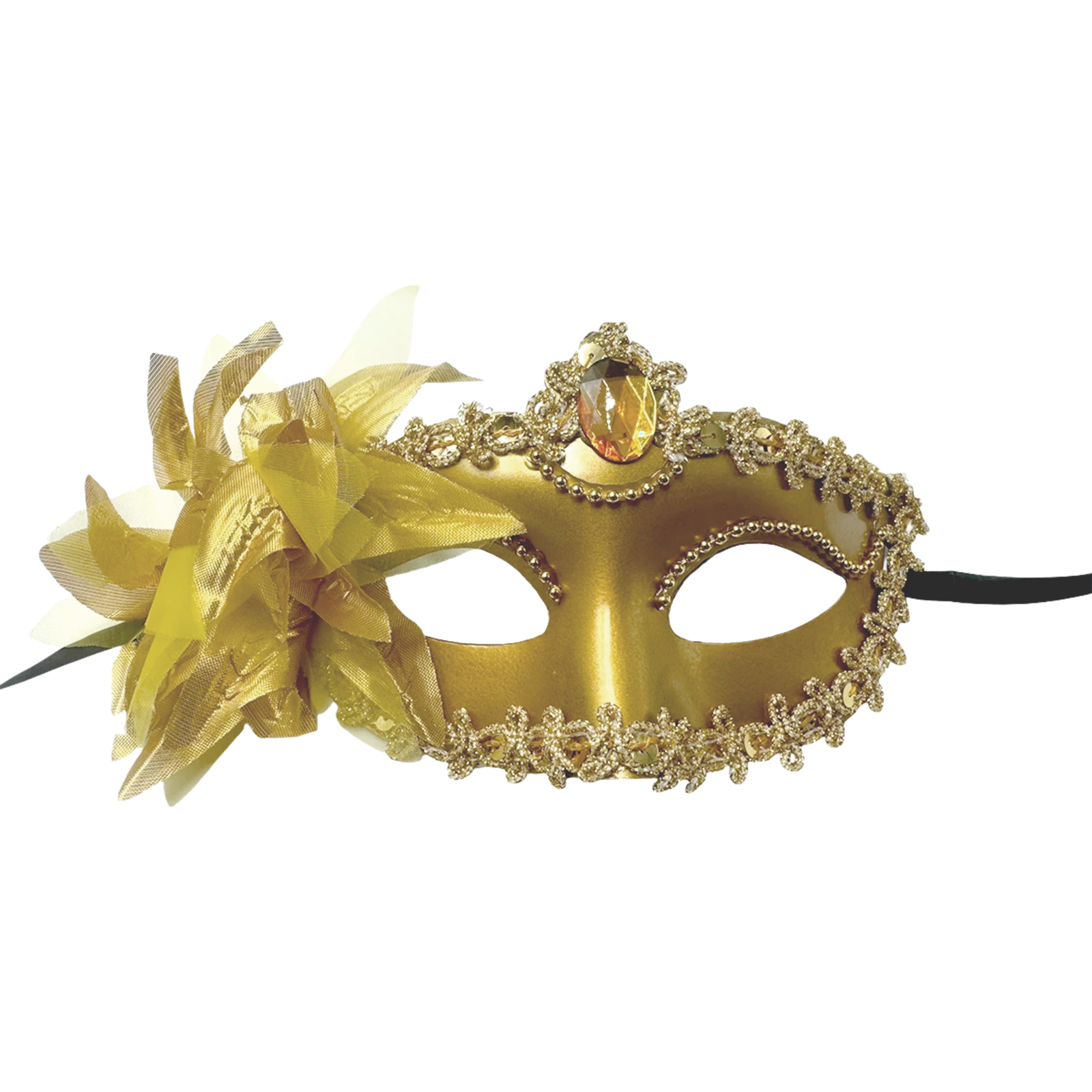 Adult Gold Carnival Masquerade Mask  