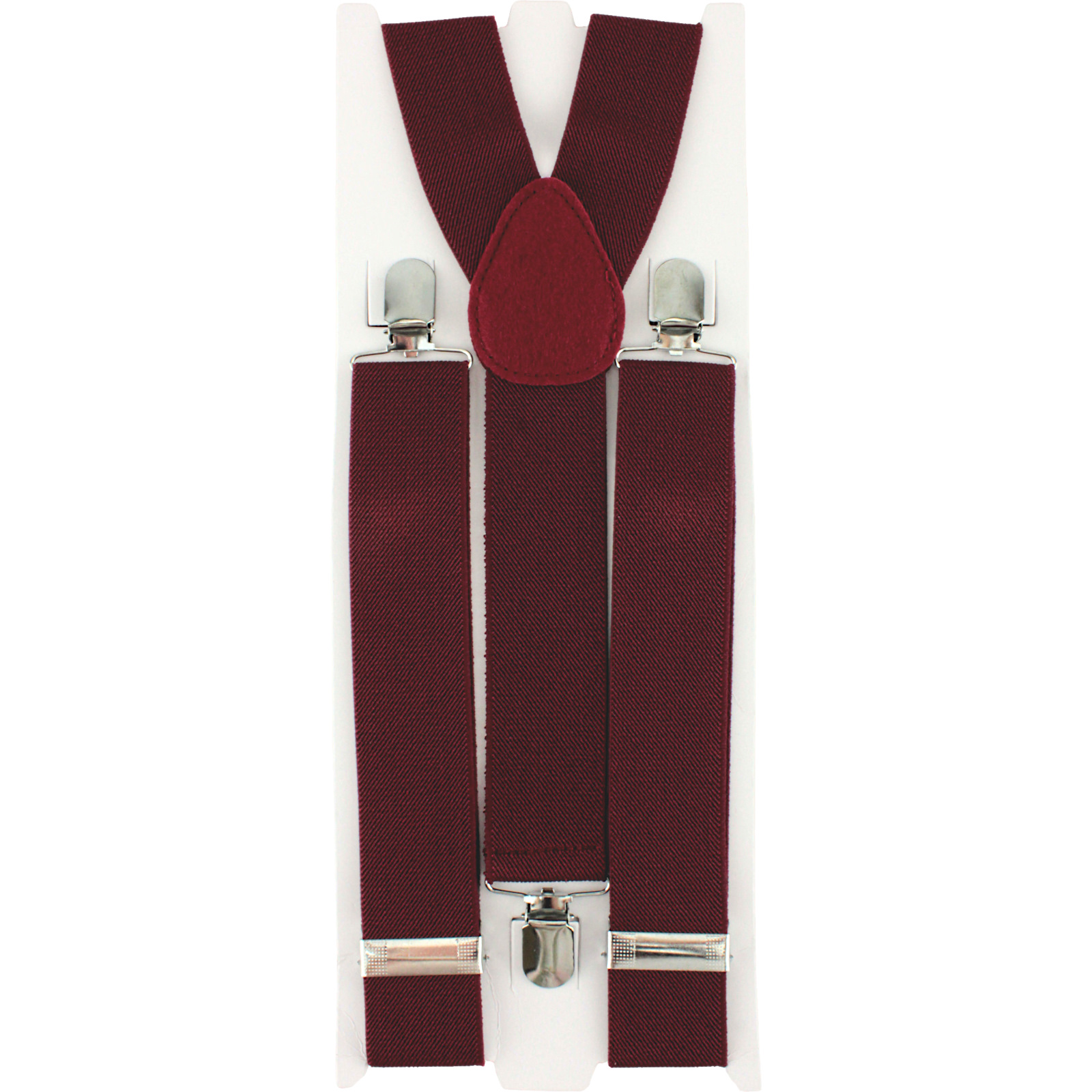 Burgundy Suspender Braces