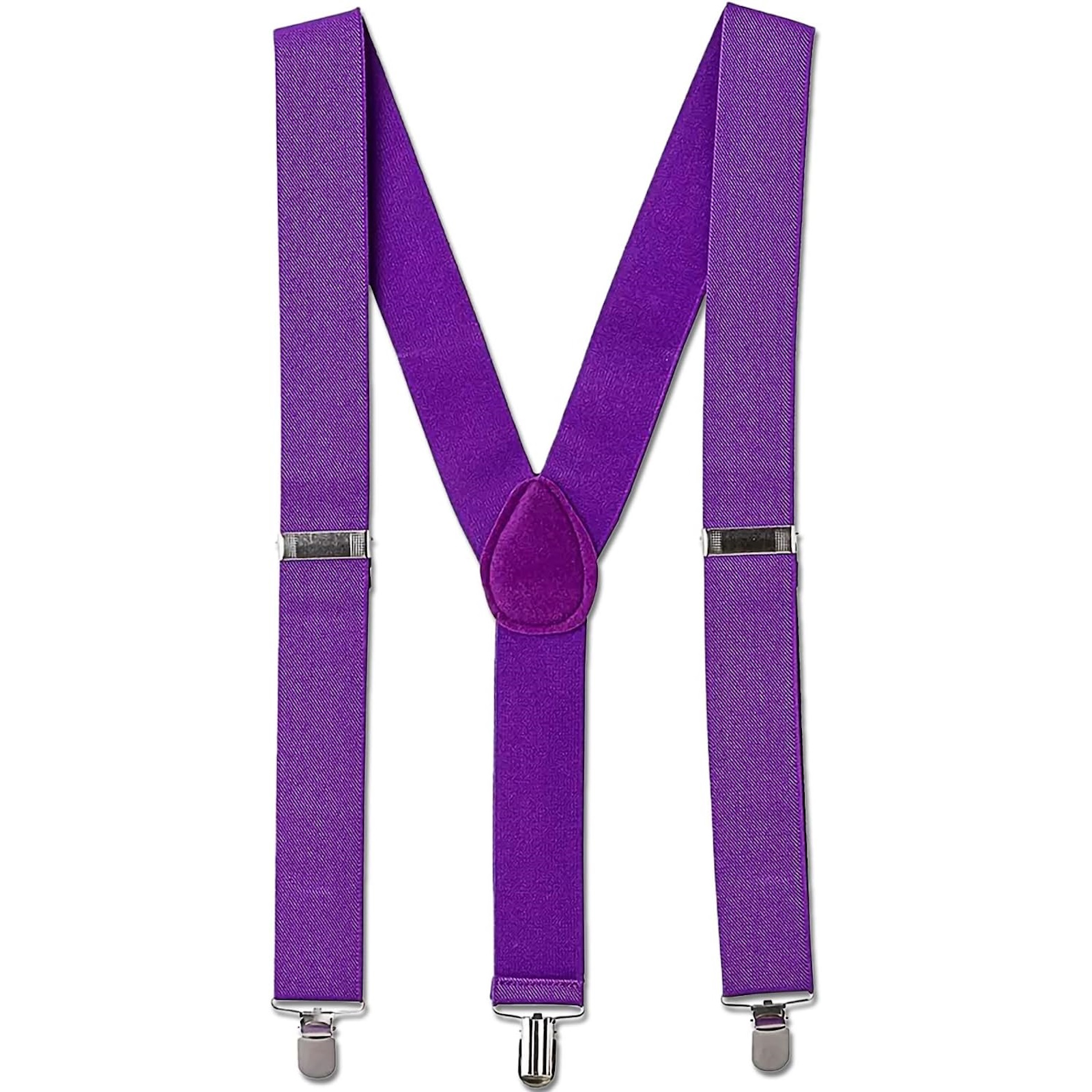 Purple Suspenders Adult Costume Accessory