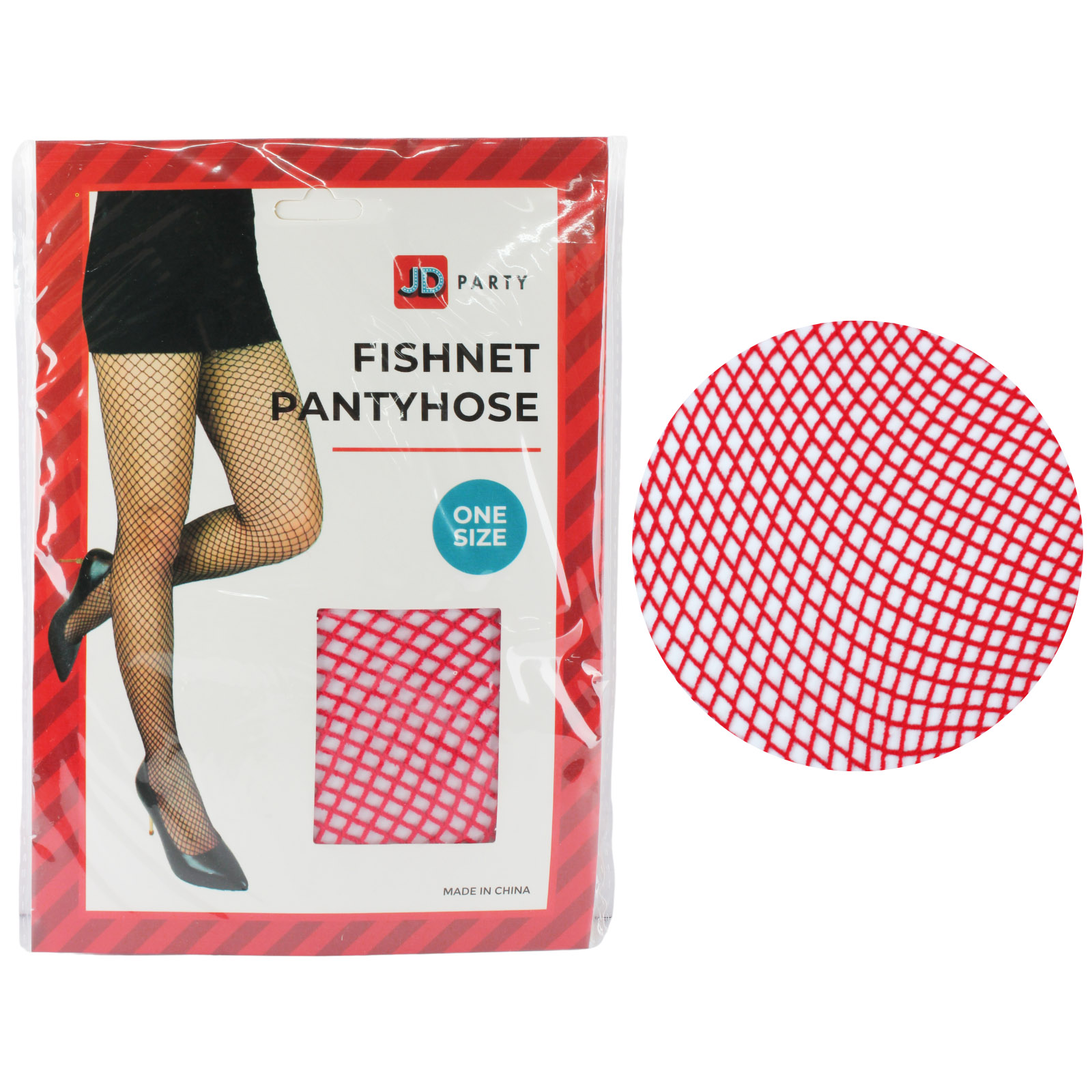 Red Fishnet Stockings