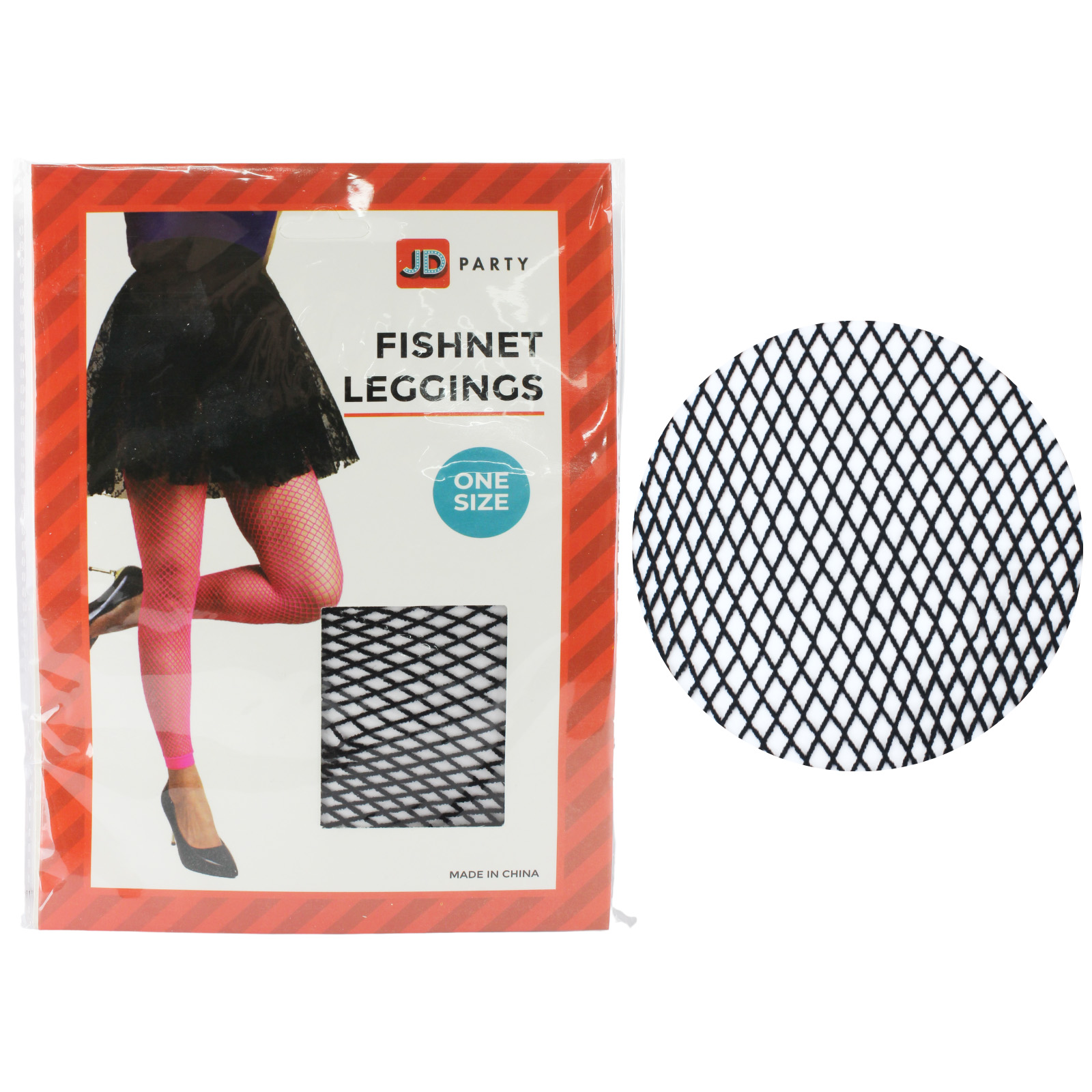 Black Footless Fishnet Tights 