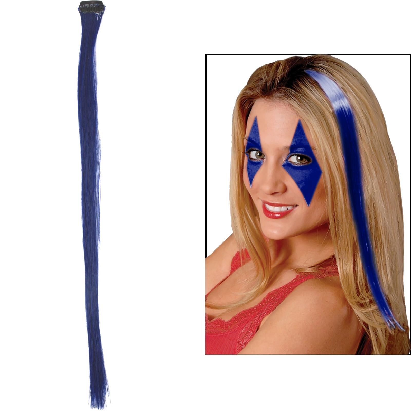 Navy Blue Clip In Hair Extension 