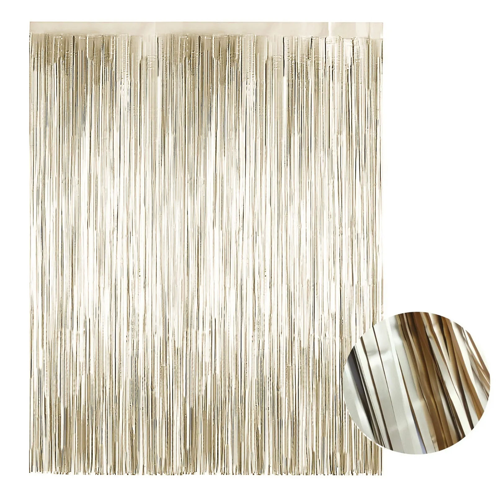 Metallic Gold Foil Fringe Backdrop