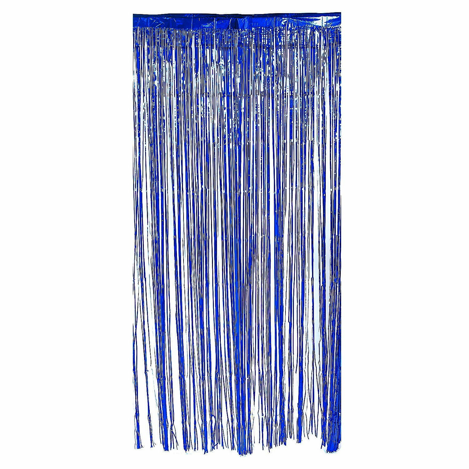 Metallic Blue Foil Curtain 100cm x 200cm