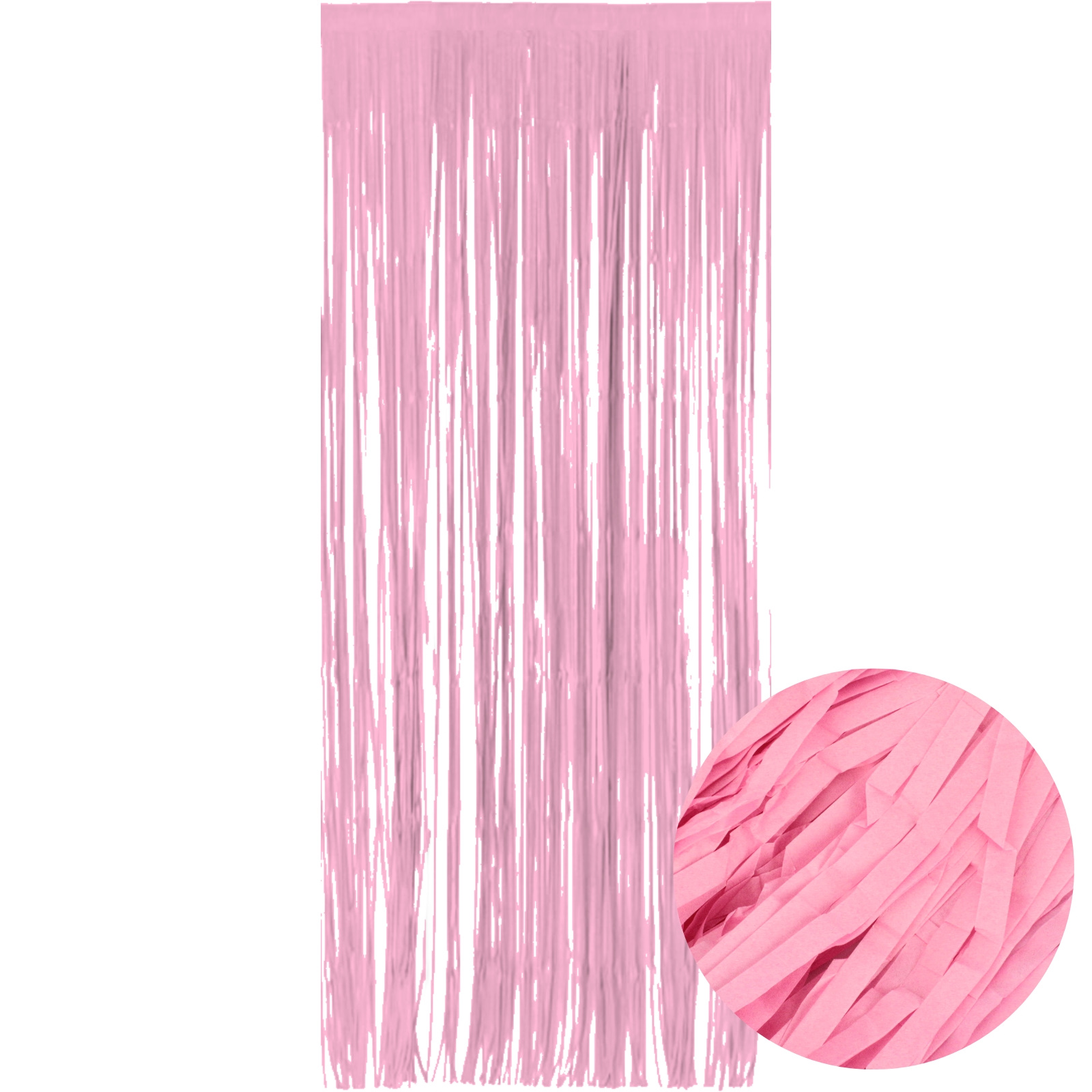 Pink Paper Backdrop Curtain 100cm x 200cm