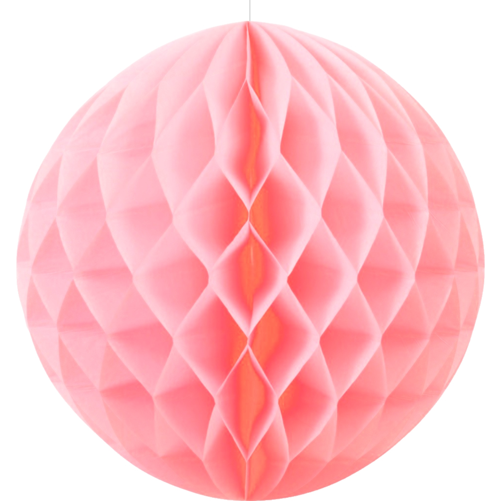 Light Pink Honeycomb Ball 35cm