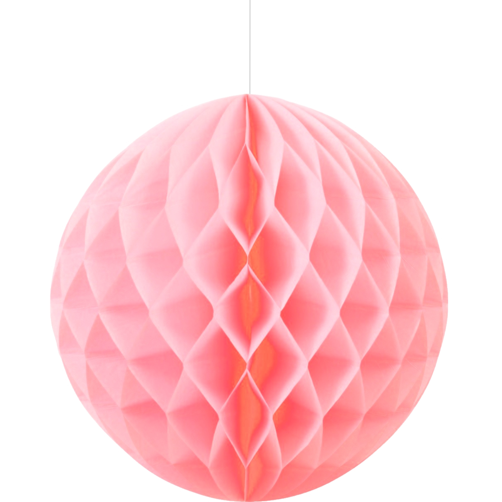 Light Pink Honeycomb Ball 25cm